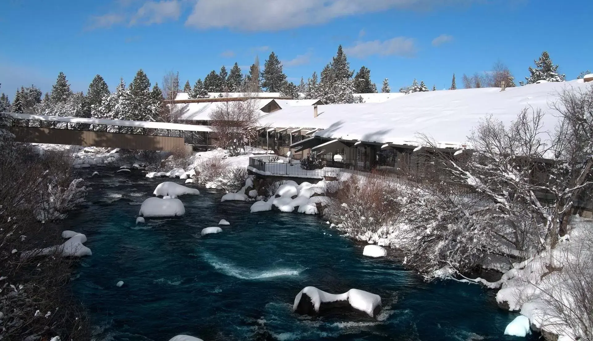 Natural landscape, Winter in Riverhouse on the Deschutes