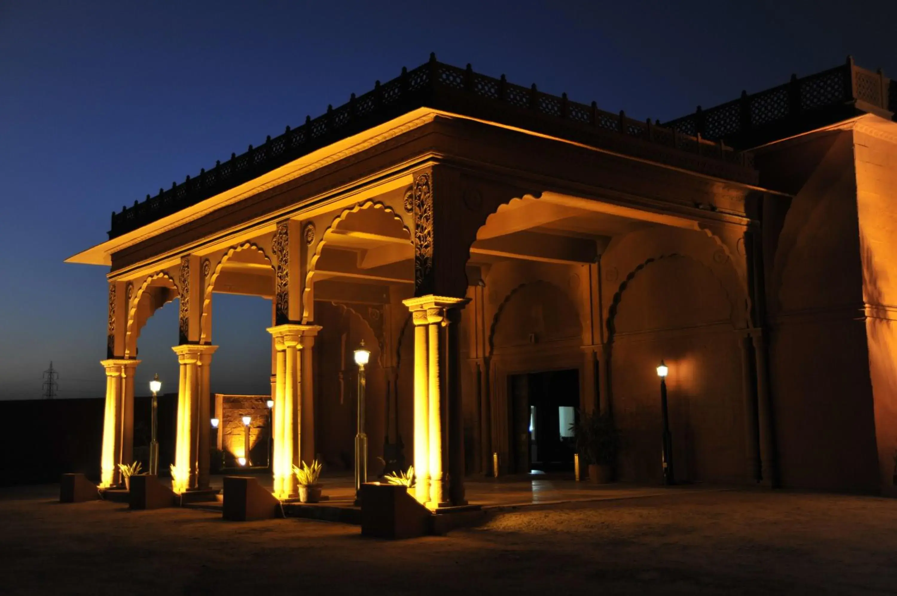 Facade/entrance in Vesta Bikaner Palace