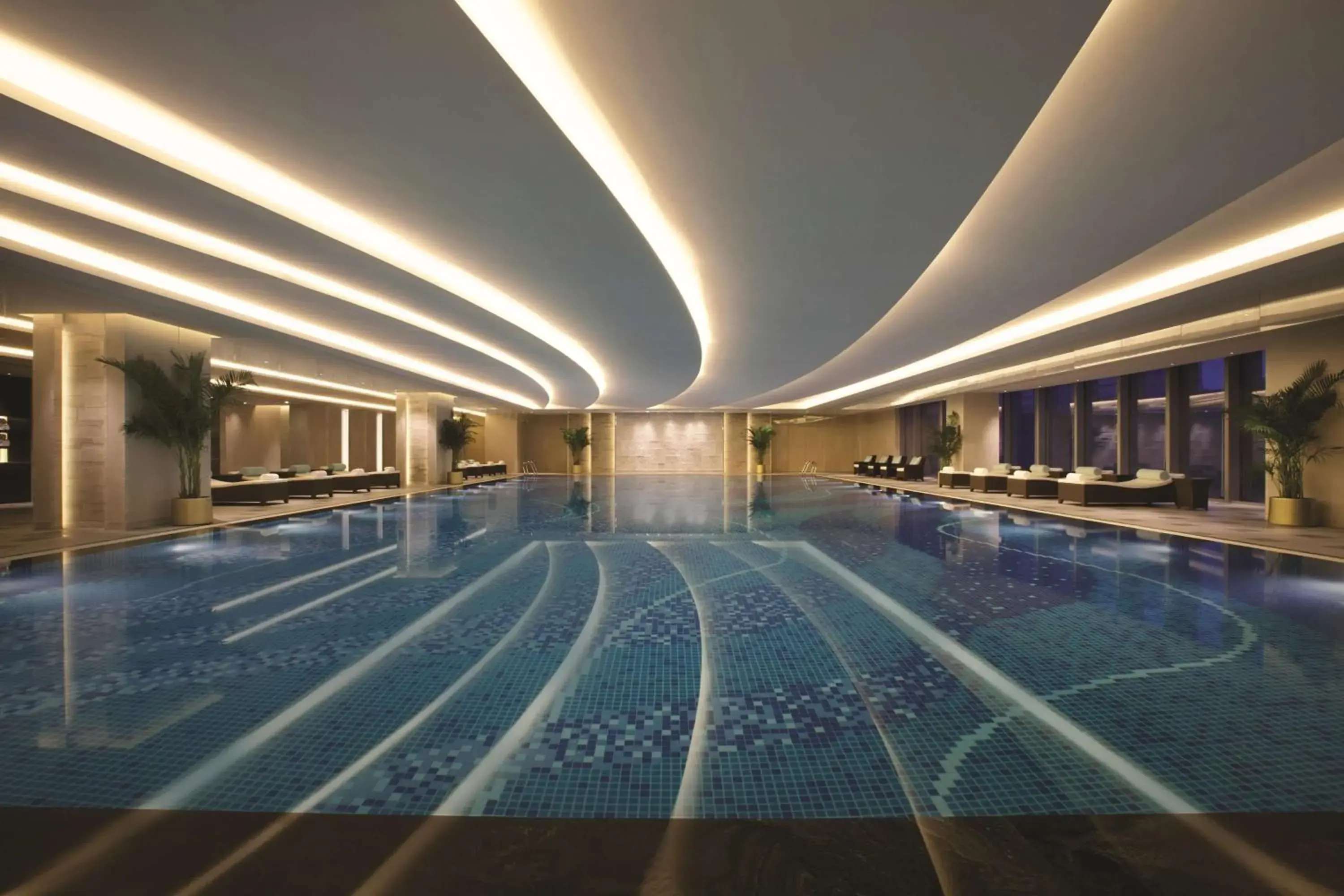 On site, Swimming Pool in Shangri-La Hefei