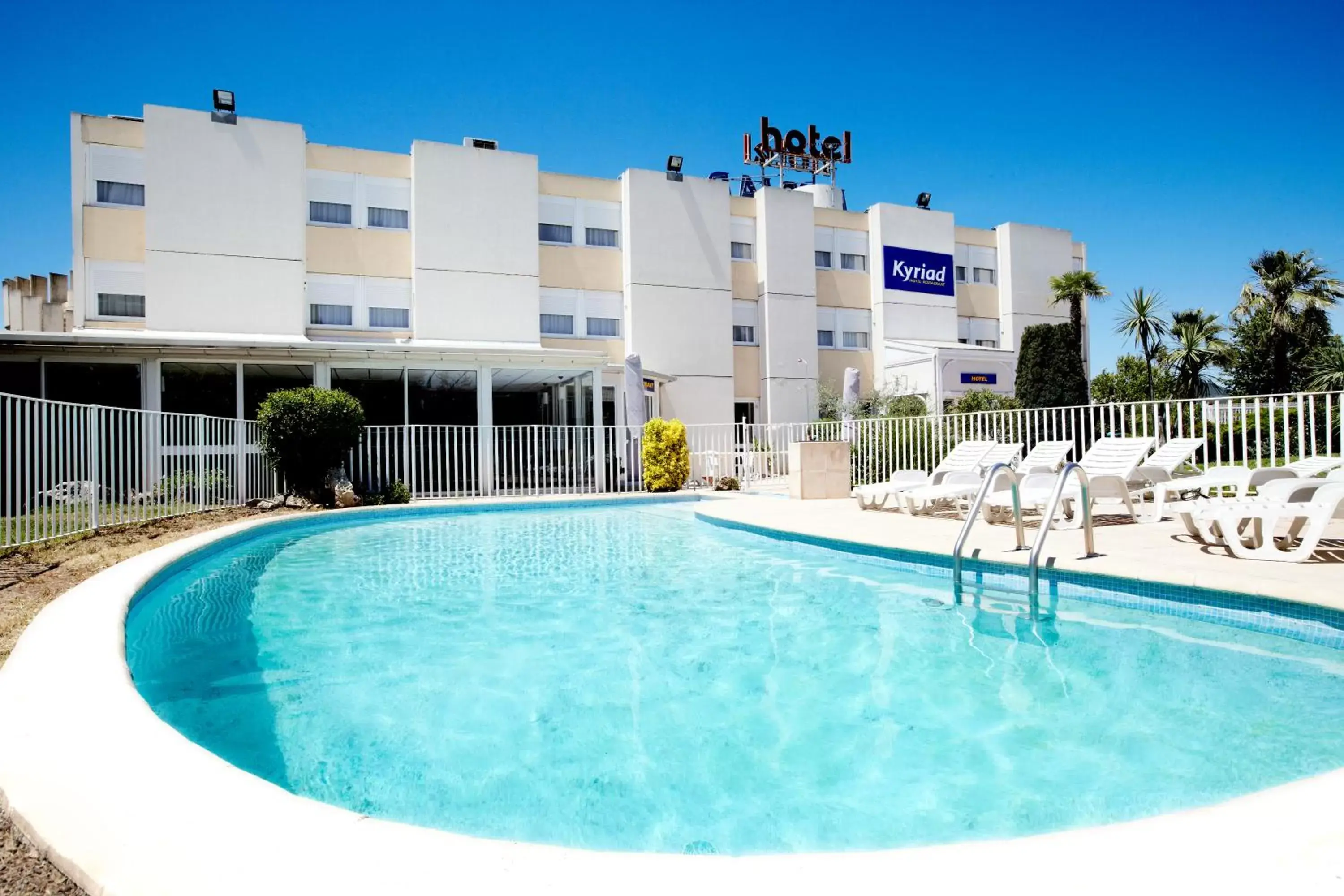 Swimming pool in Kyriad Toulon Est Hyeres La Garde