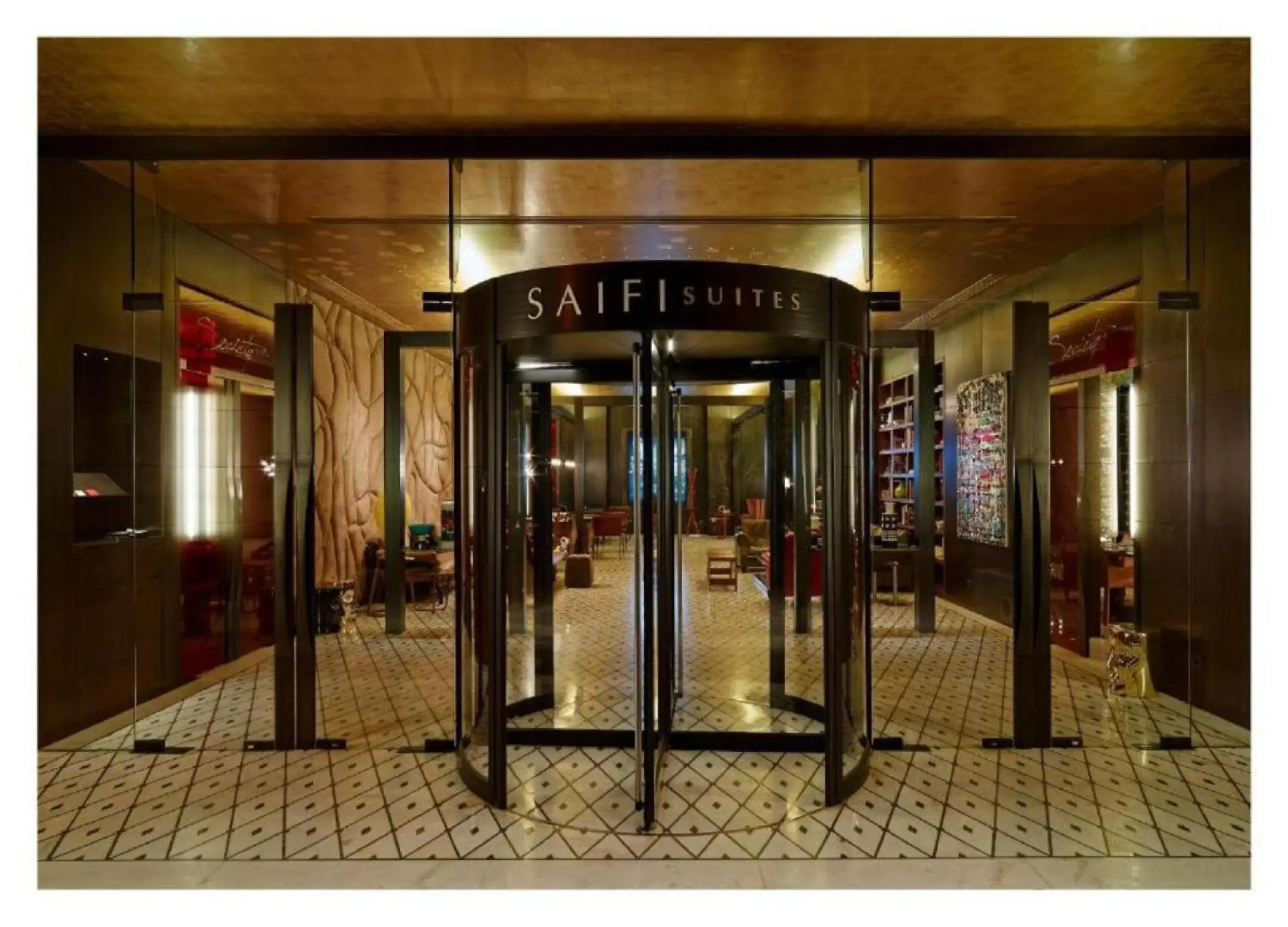 Facade/entrance in Saifi Suites
