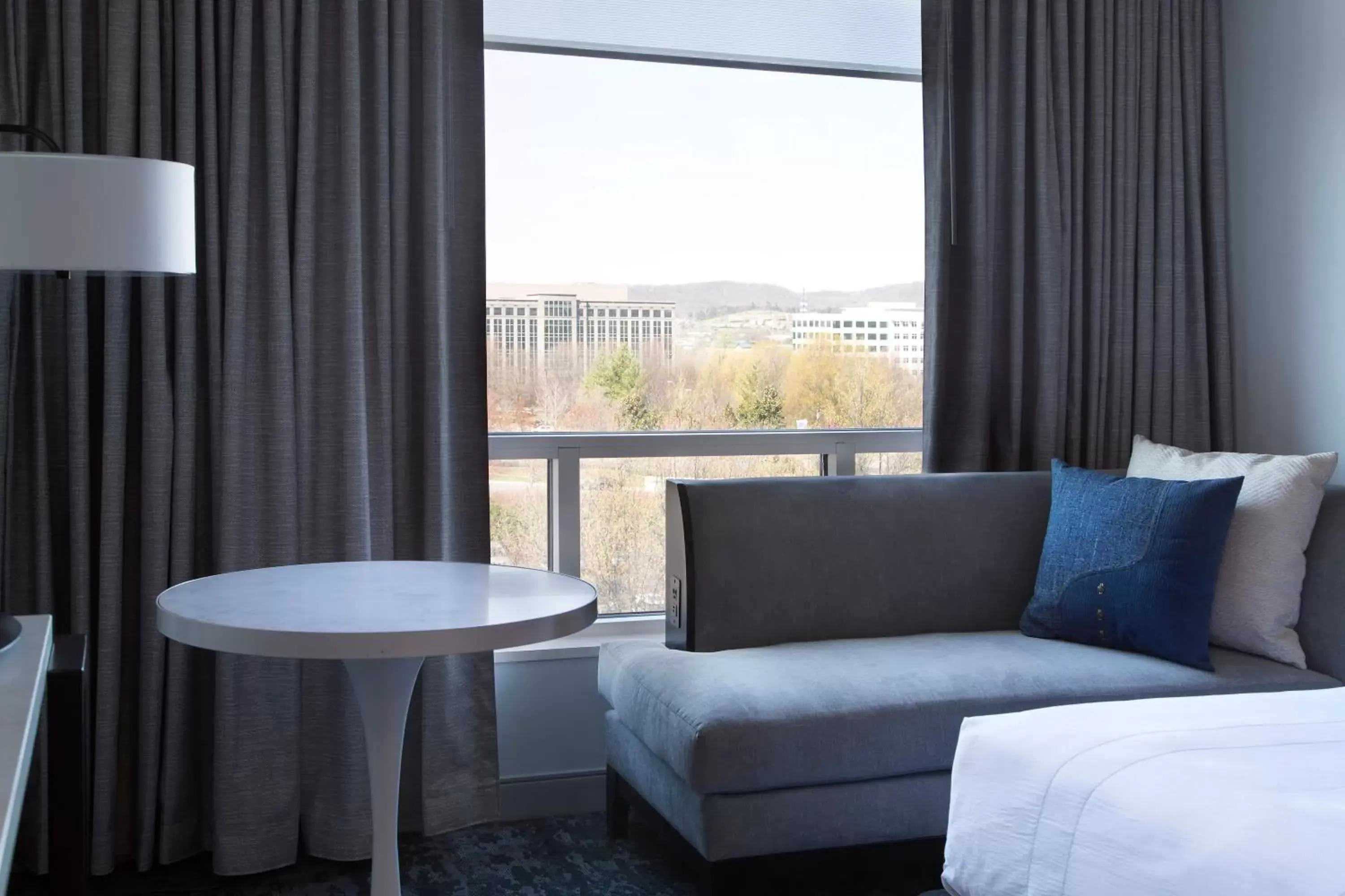 View (from property/room), Seating Area in Franklin Marriott Cool Springs