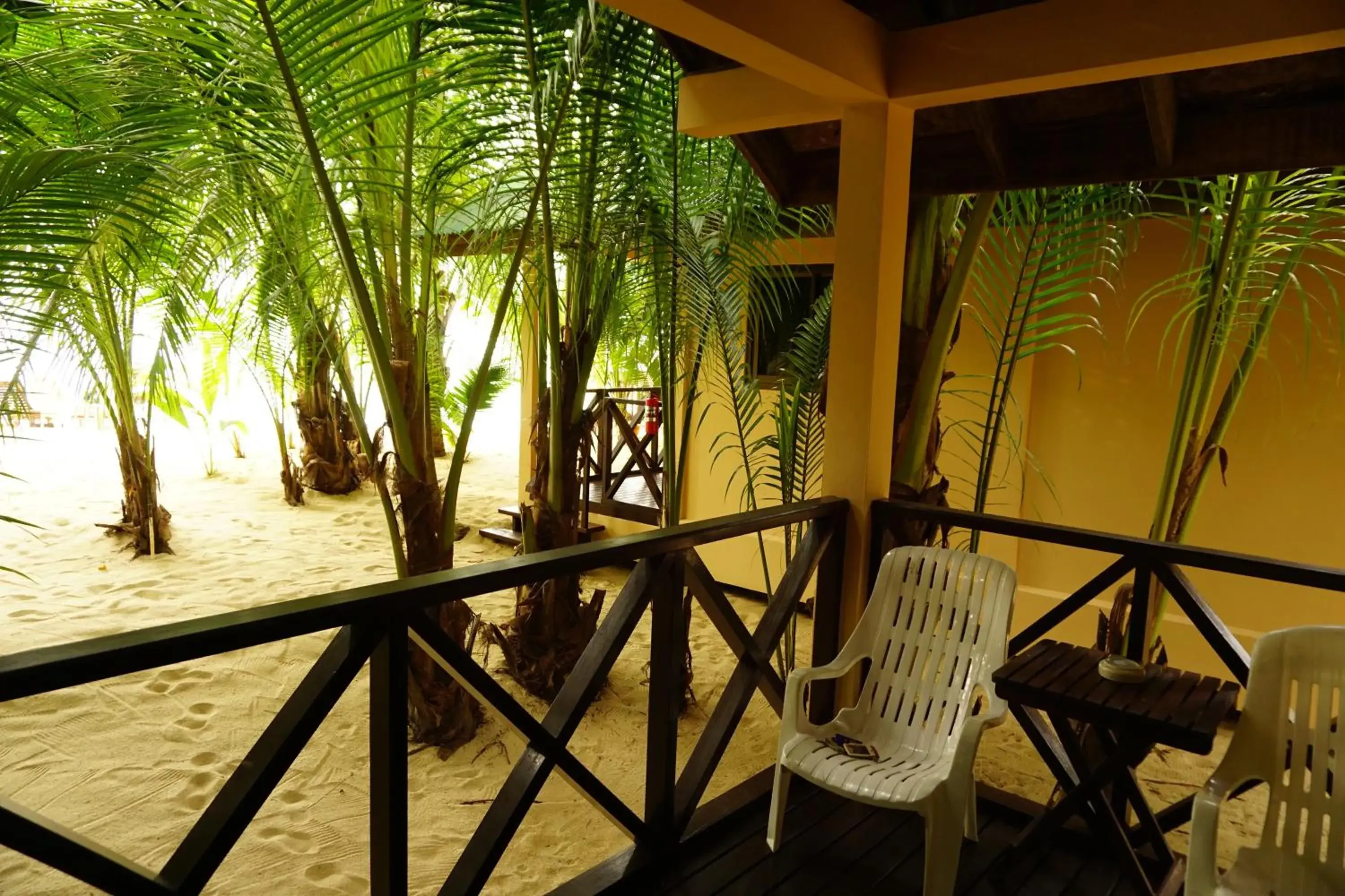 Balcony/Terrace in Moonhut Bungalows