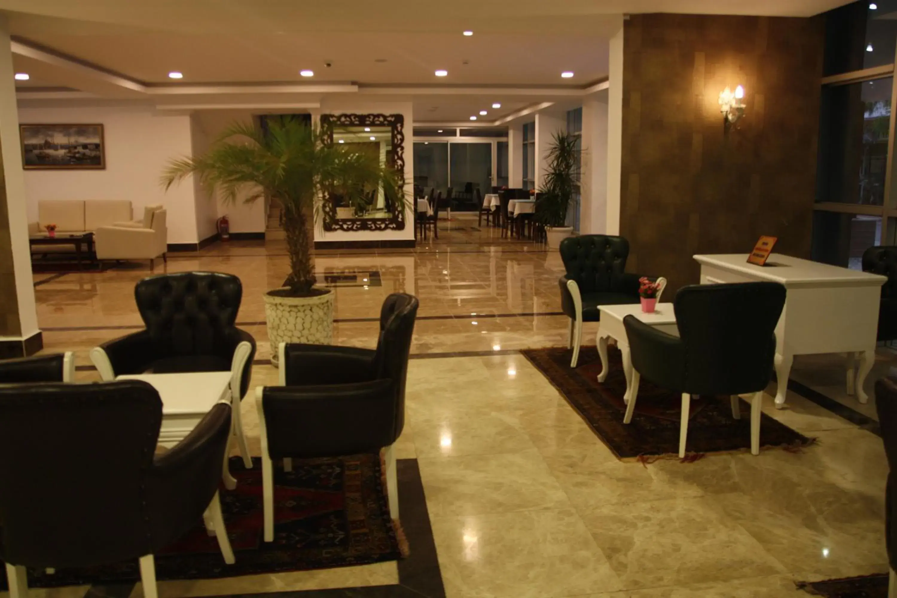 Lobby or reception, Restaurant/Places to Eat in Kleopatra Atlas Hotel - Adults Only