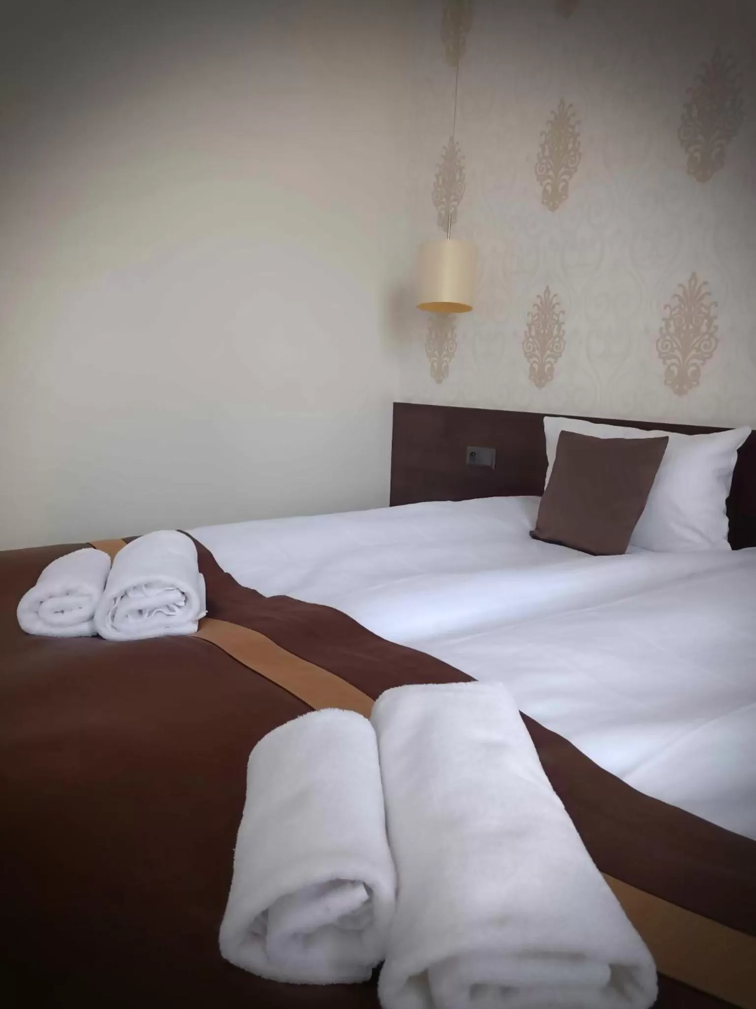 Bed in Hotel Maraton