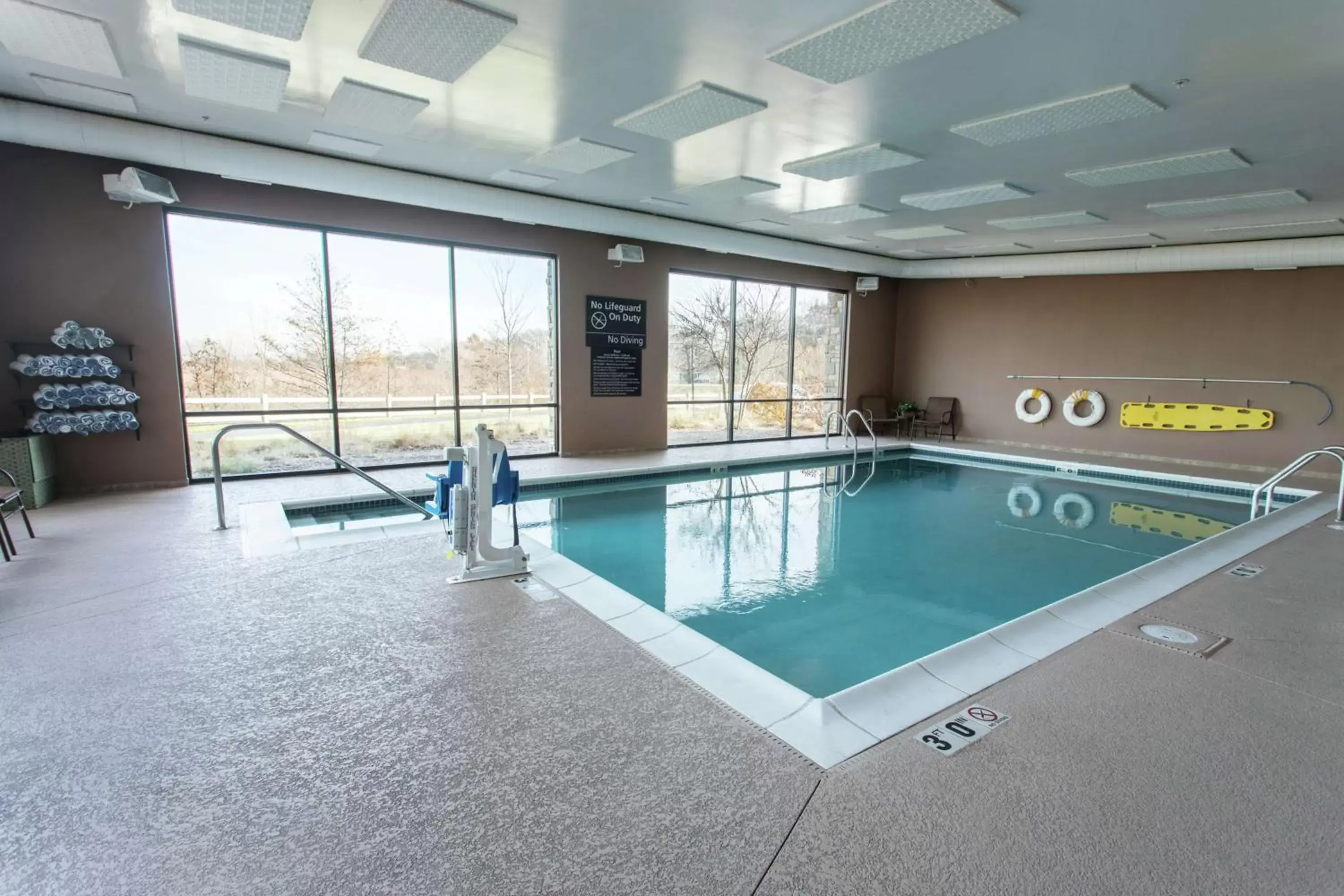 Swimming Pool in Hampton Inn & Suites Chicago Deer Park