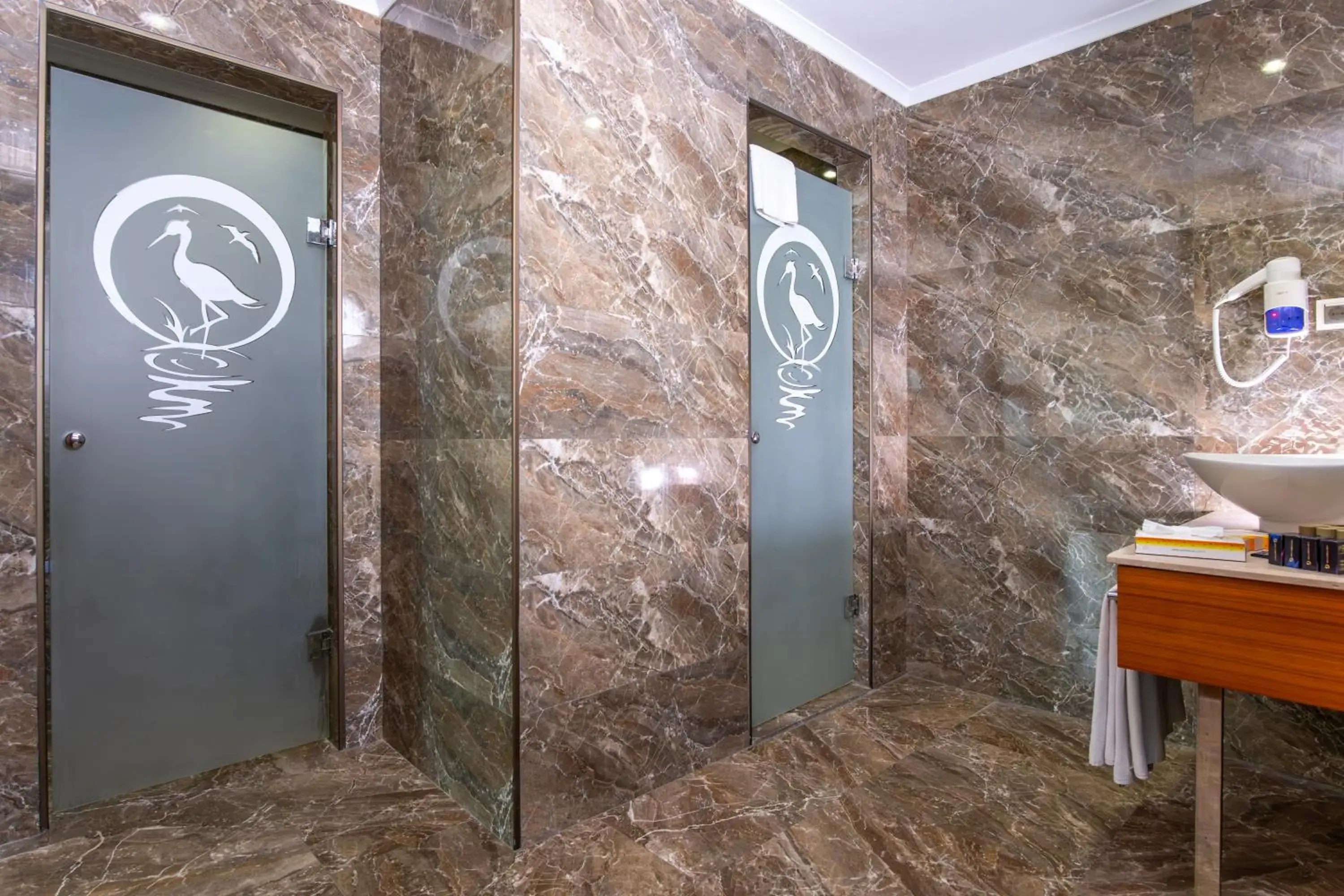 Bathroom, Property Logo/Sign in Port Nature Luxury Resort