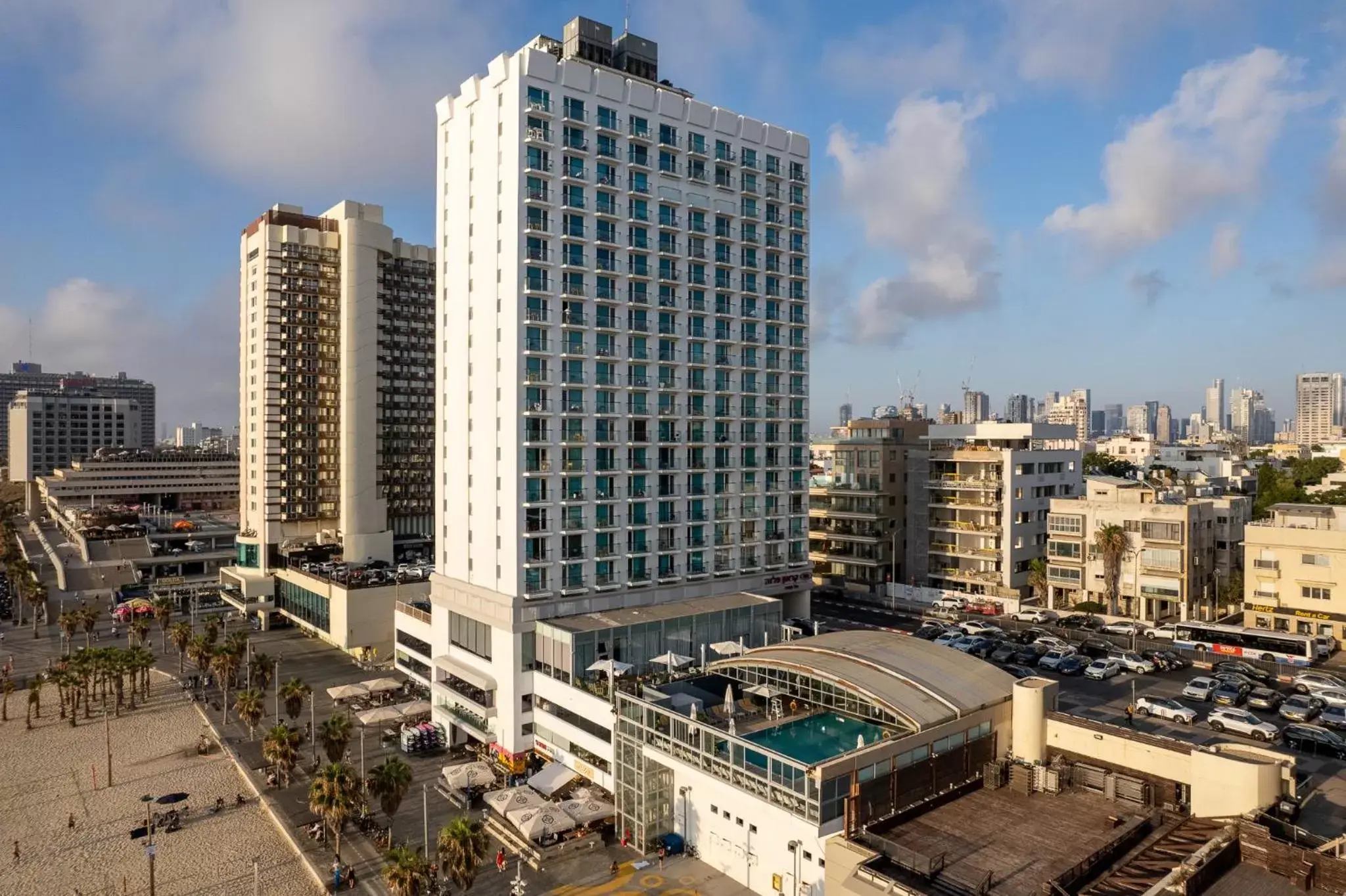 Property building in Crowne Plaza Tel Aviv Beach, an IHG Hotel