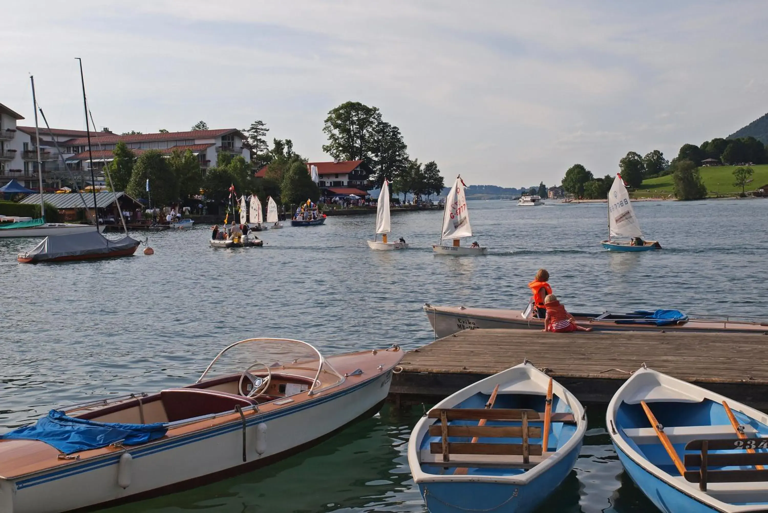 Lake view, Beach in Seehotel Waltershof