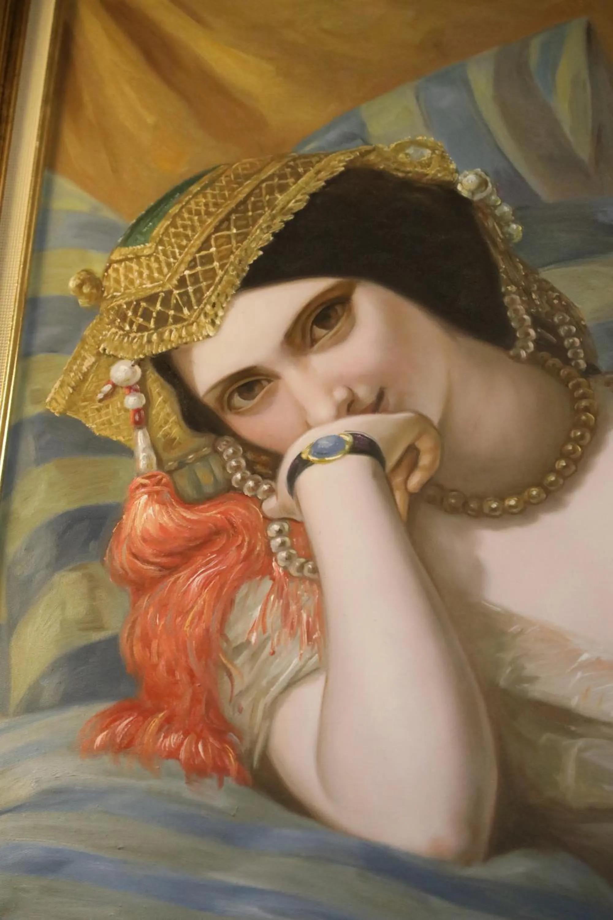 Decorative detail in Riad Monceau