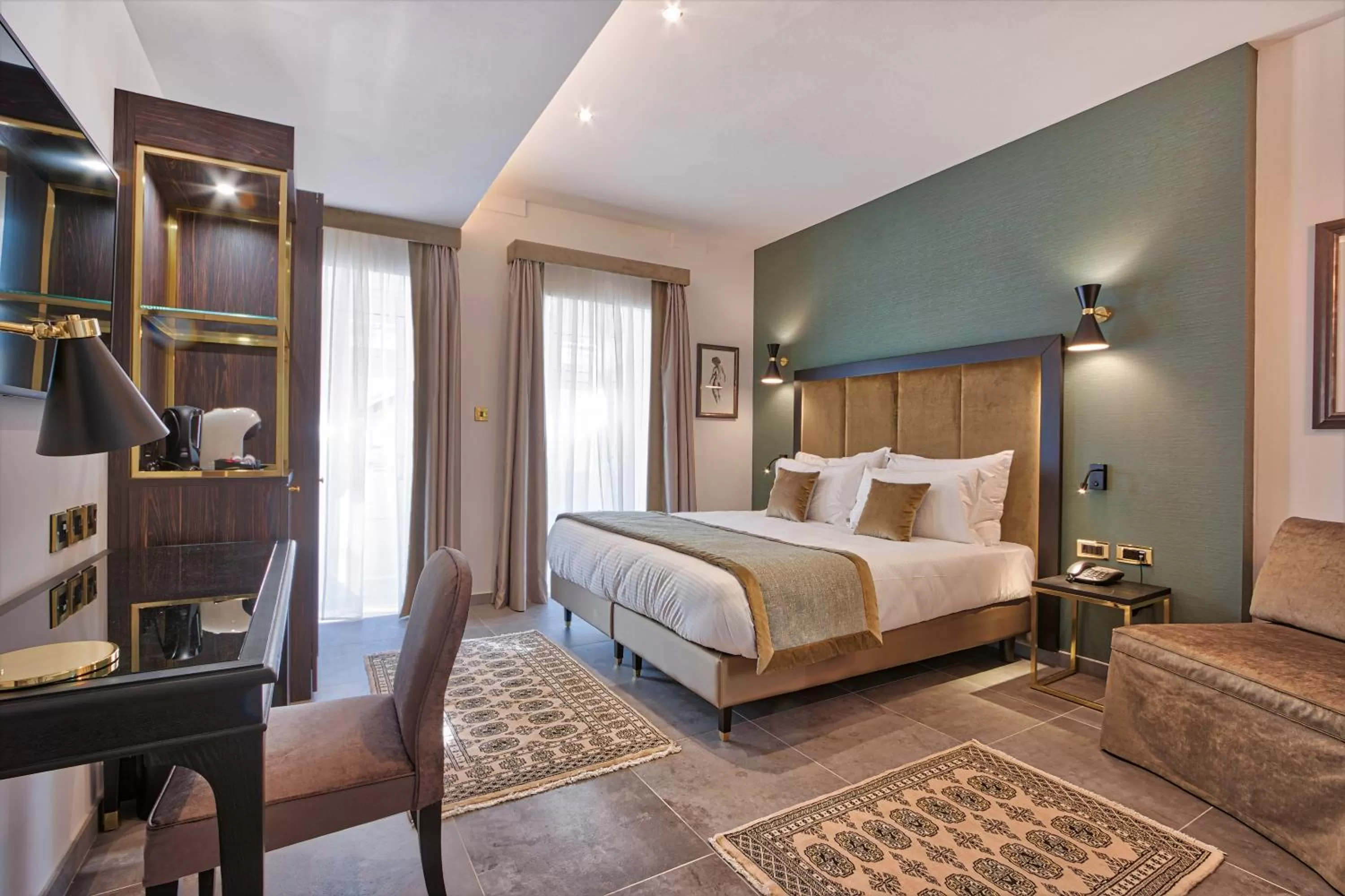 Bed in Palazzo Rosaria Boutique Hotel