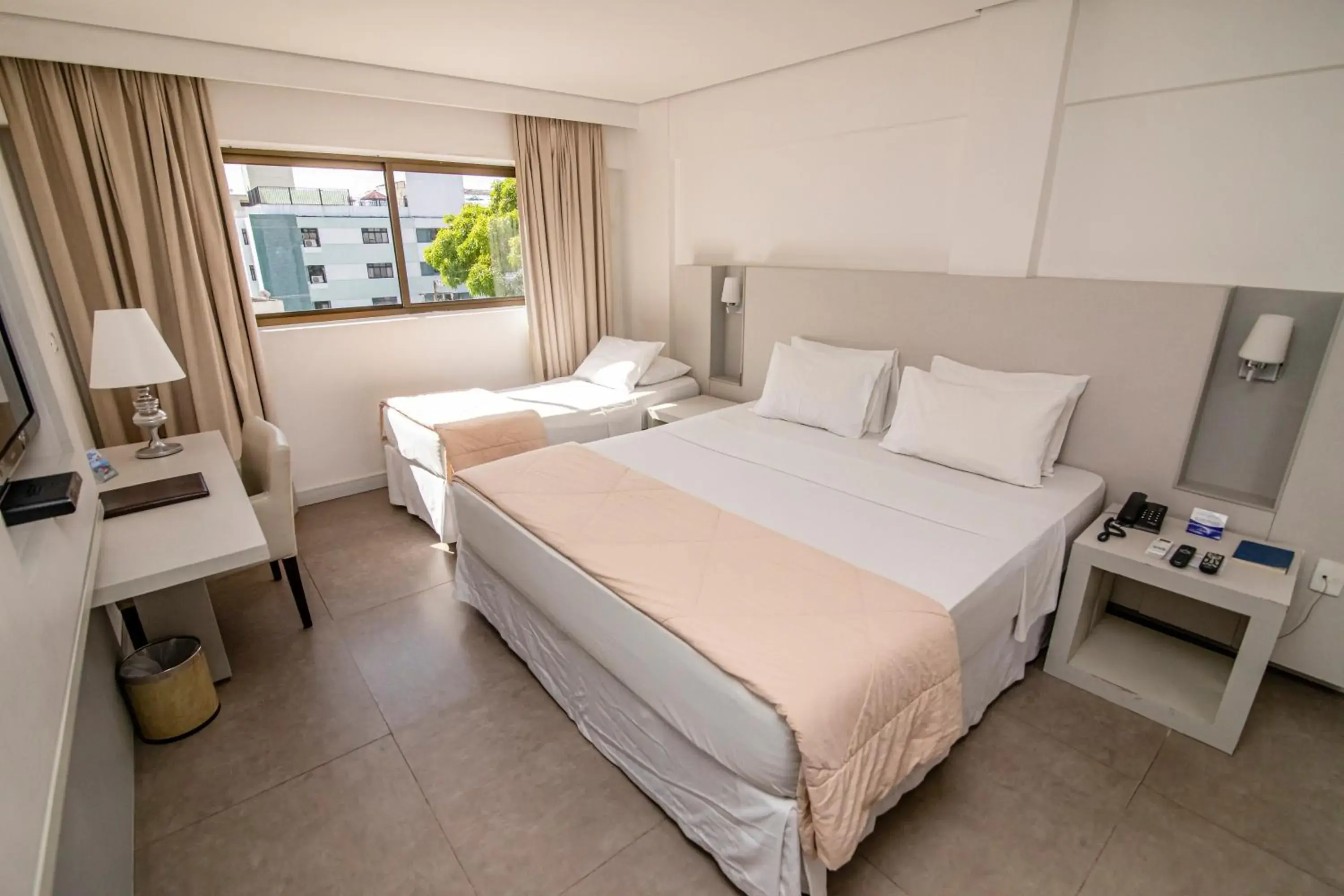 Property building, Bed in Hotel Cabo Branco Atlântico