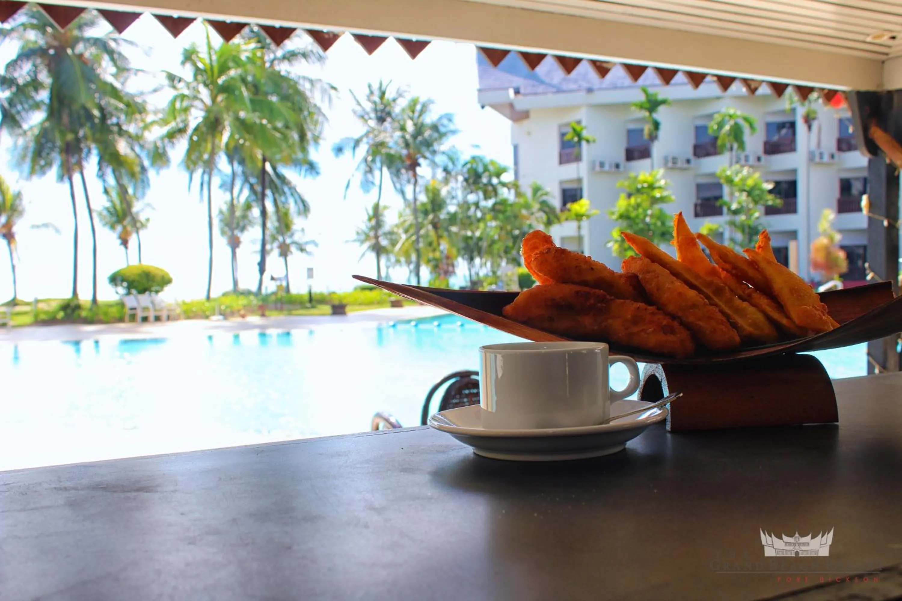 Swimming pool in The Grand Beach Resort Port Dickson