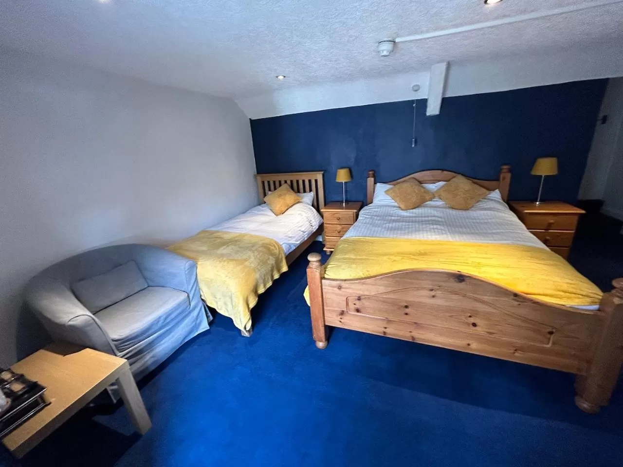 Bed in The Angel Inn