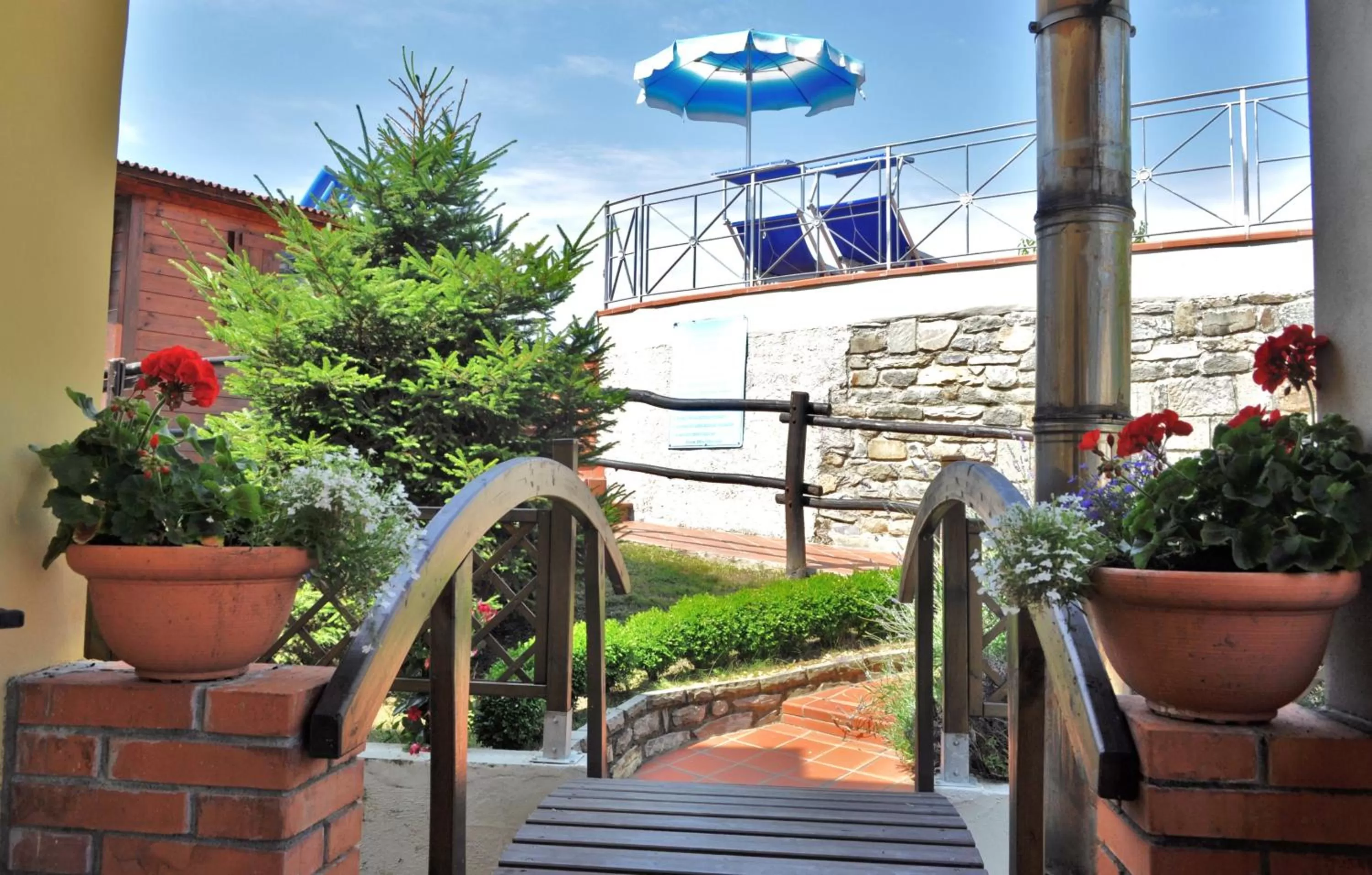 Decorative detail in Albergo Miramonti