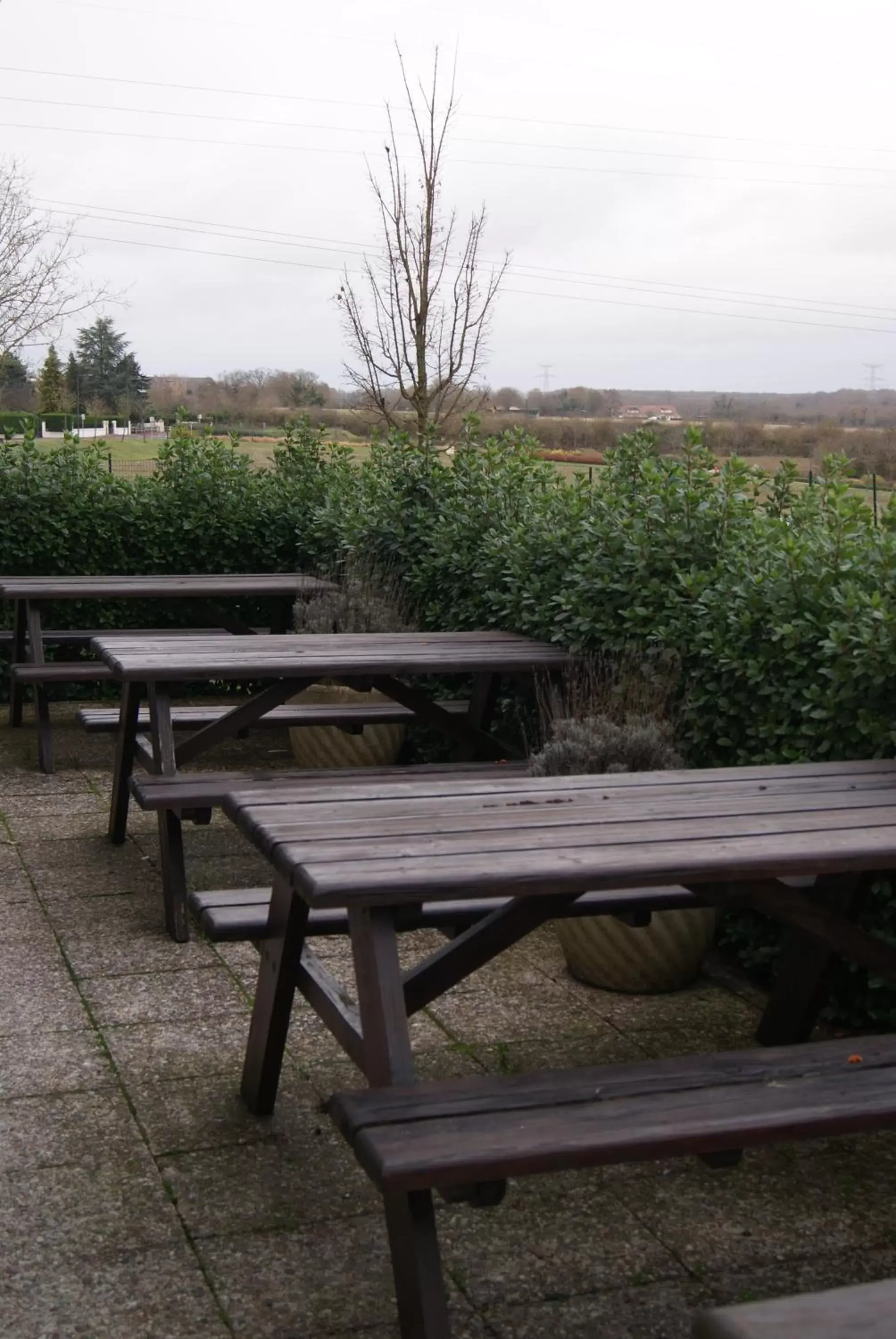 Balcony/Terrace in ibis budget Nevers Varennes Vauzelles