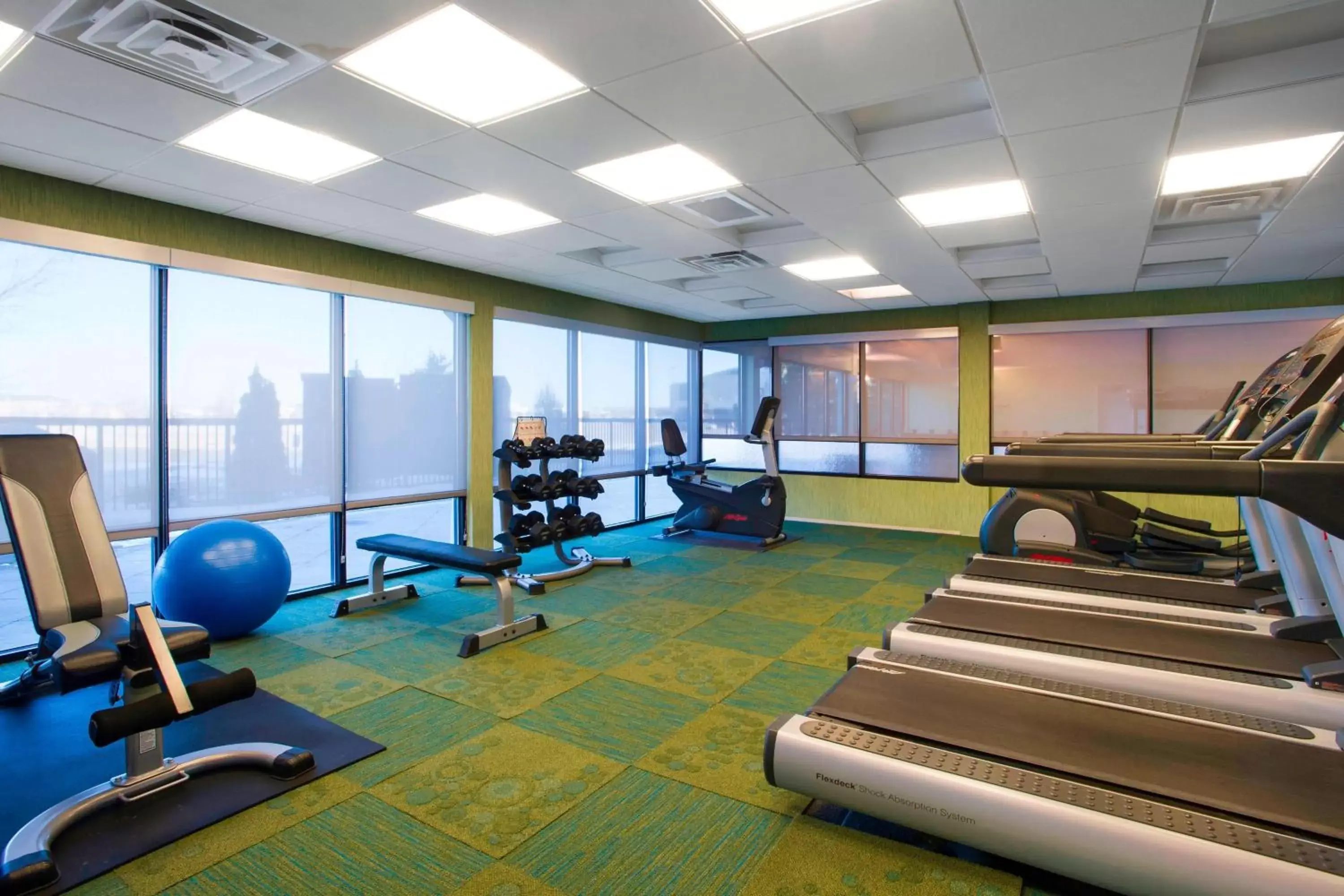 Fitness centre/facilities, Fitness Center/Facilities in SpringHill Suites by Marriott Omaha East, Council Bluffs, IA