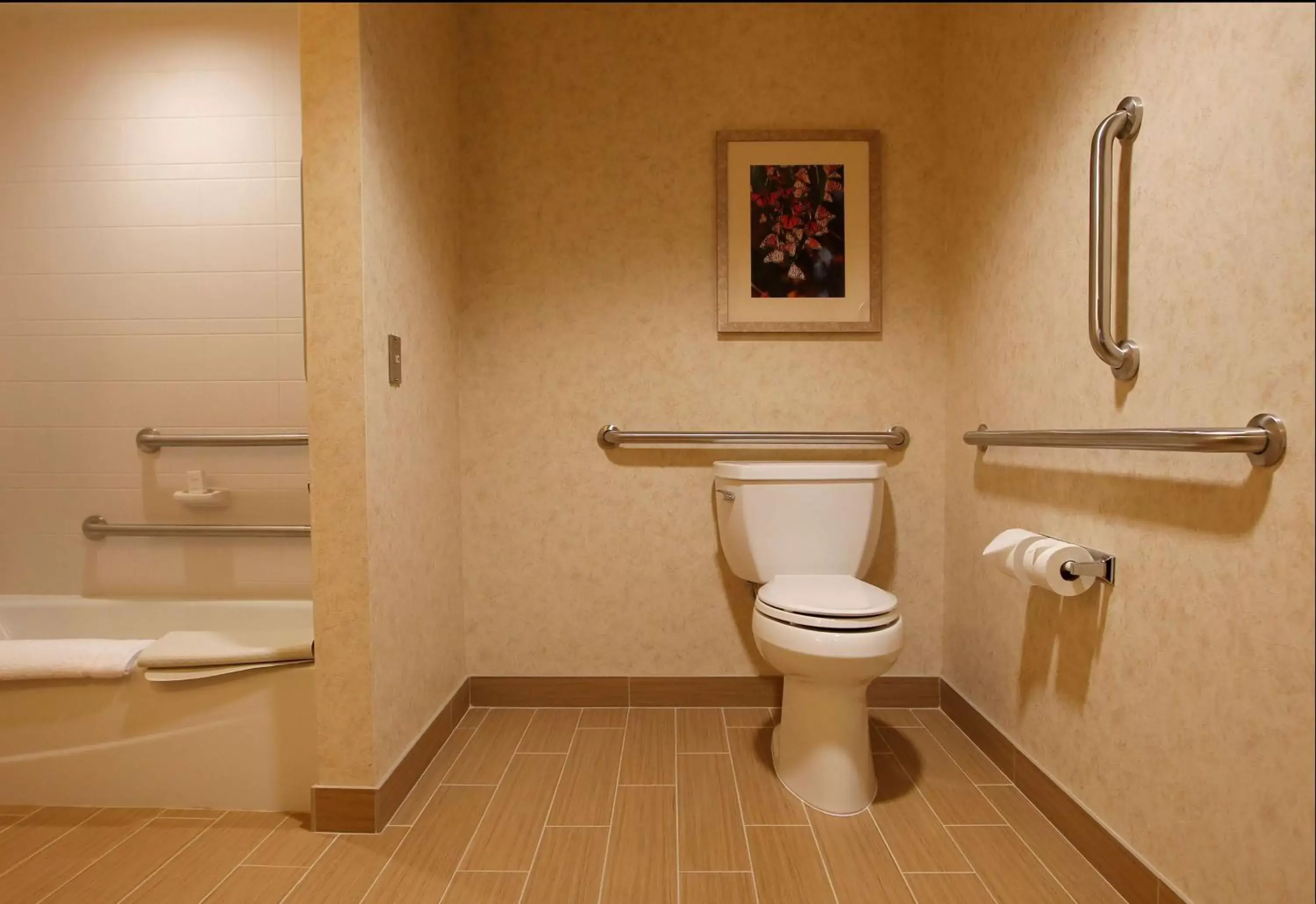 Bathroom in Hilton Garden Inn Cedar Falls Conference Center Bathroom in Hilton Garden Inn Cedar Falls Conference Center