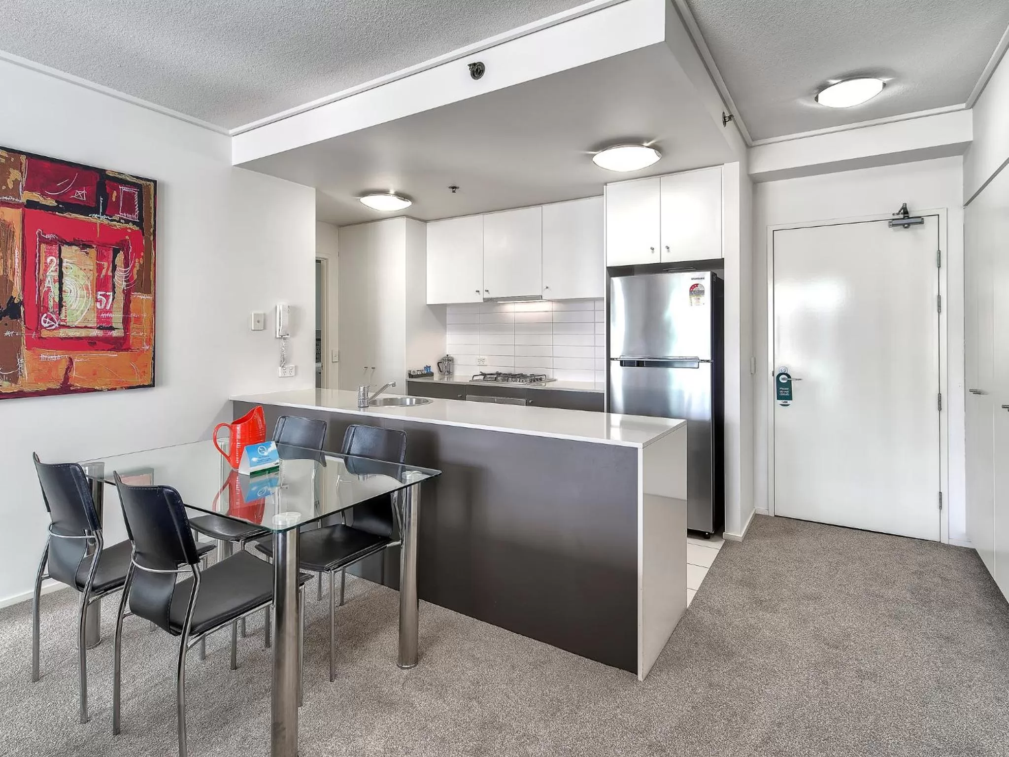 Dining area in SKD Suites