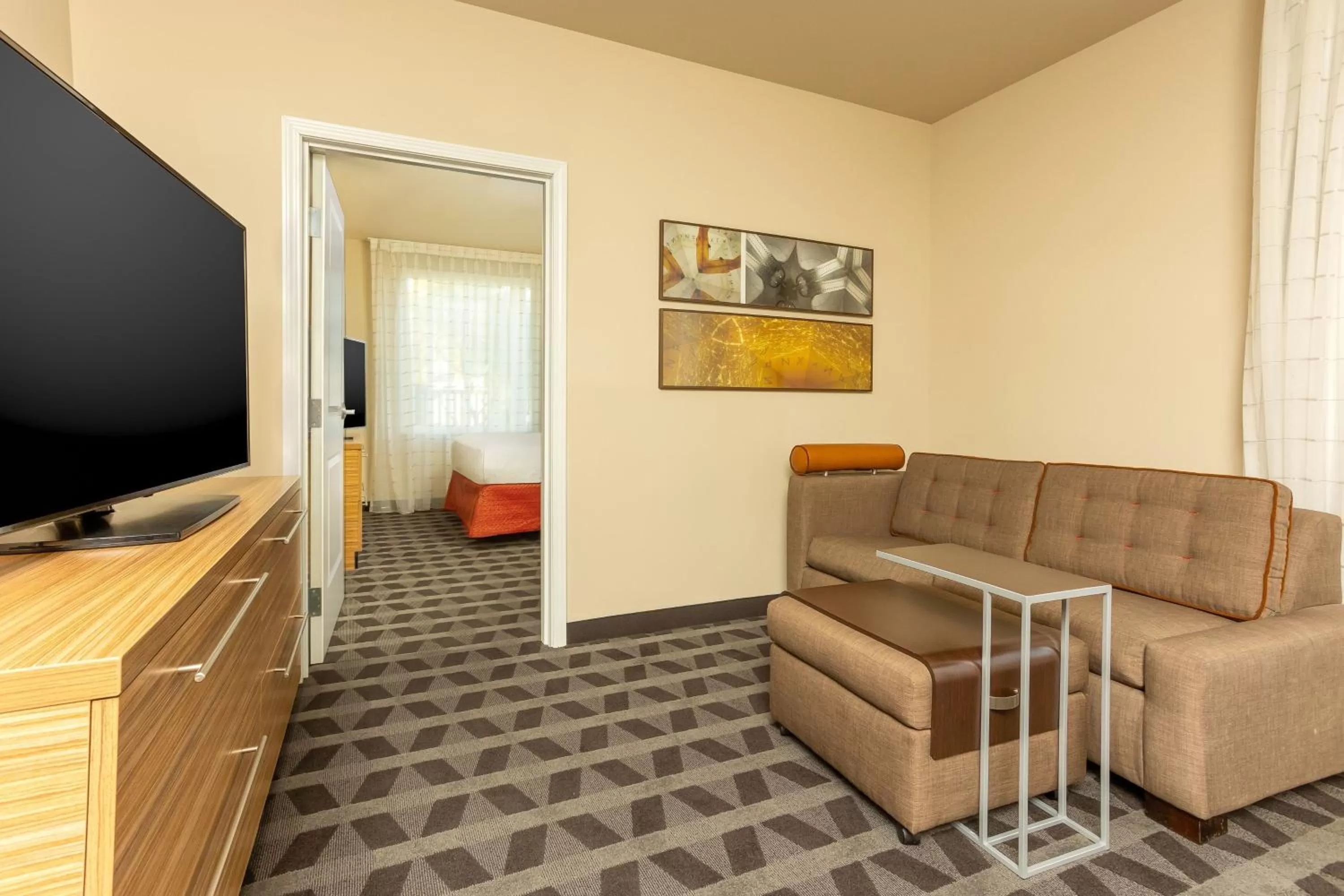 Living room in TownePlace Suites By Marriott Las Vegas Stadium District