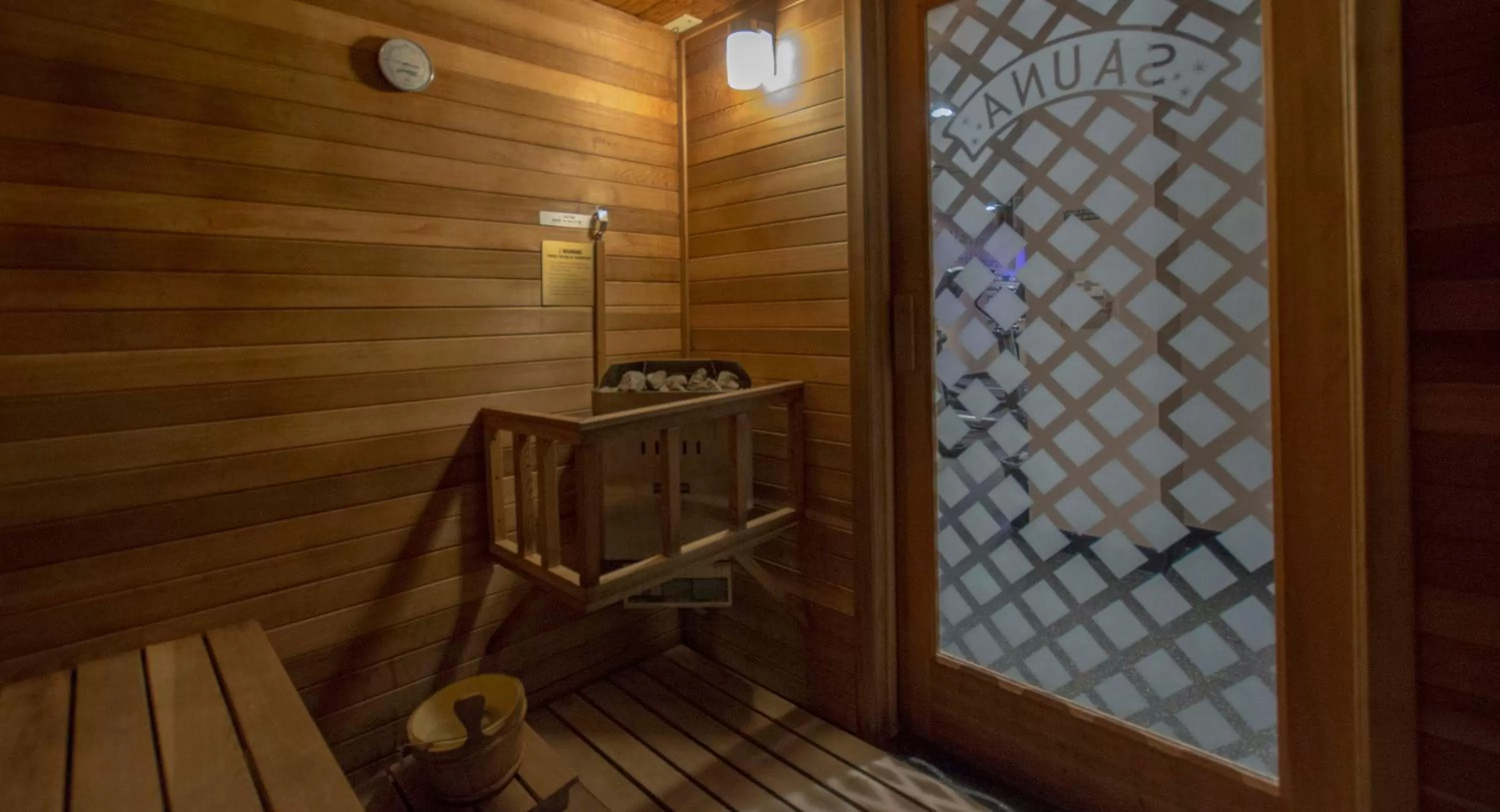 Sauna in Garden Place Hotel