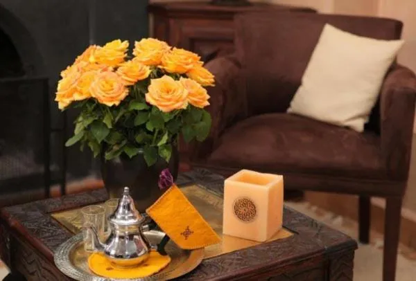 Decorative detail in Riad Monceau