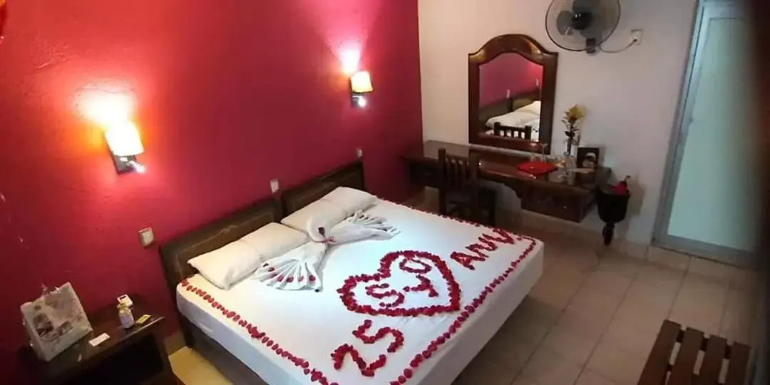 Bed in Hotel Aurora