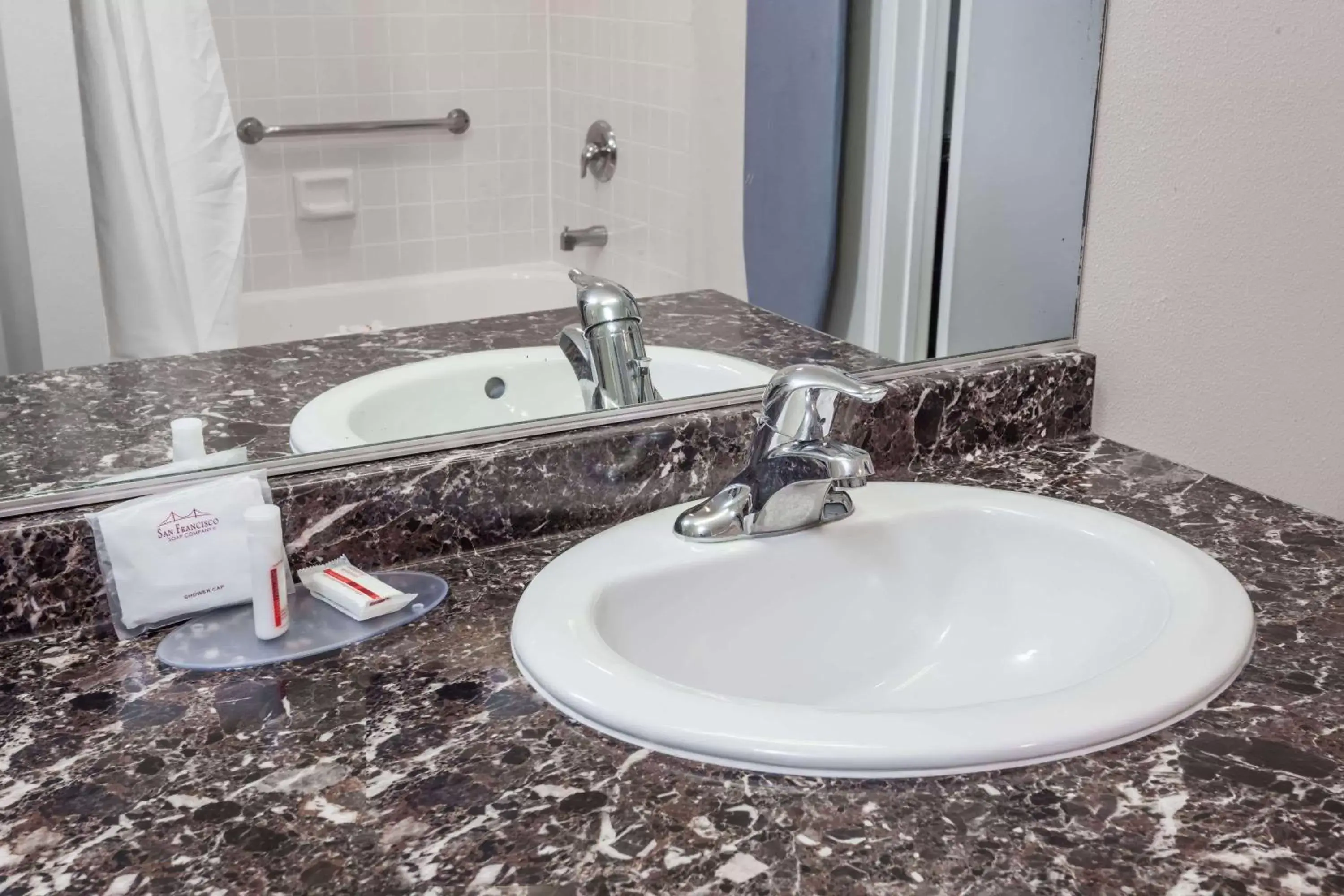 Bathroom in Ramada by Wyndham Oceanside