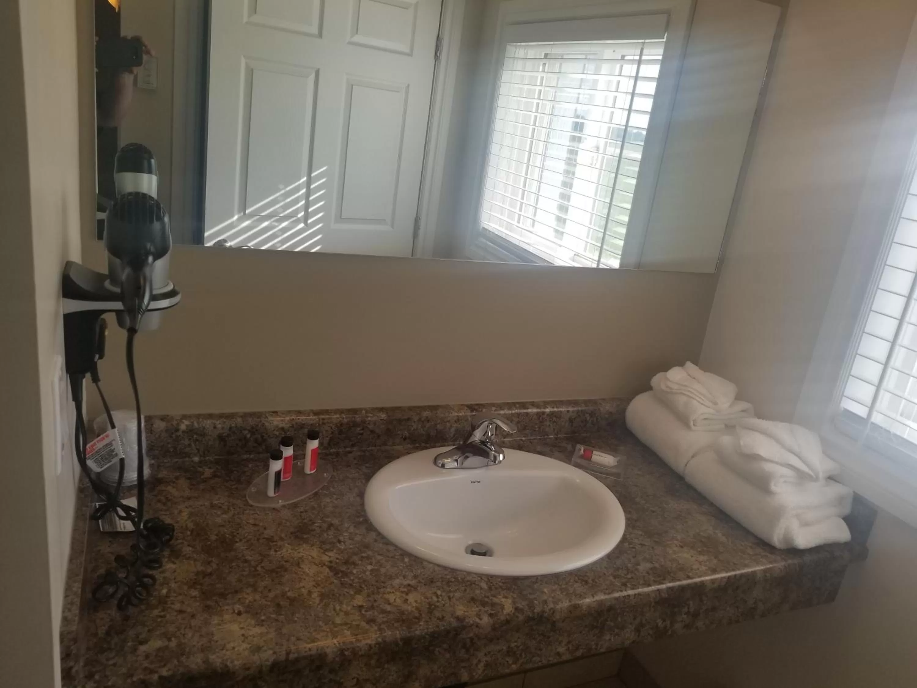 Bathroom in Super 8 by Wyndham Smoky Lake