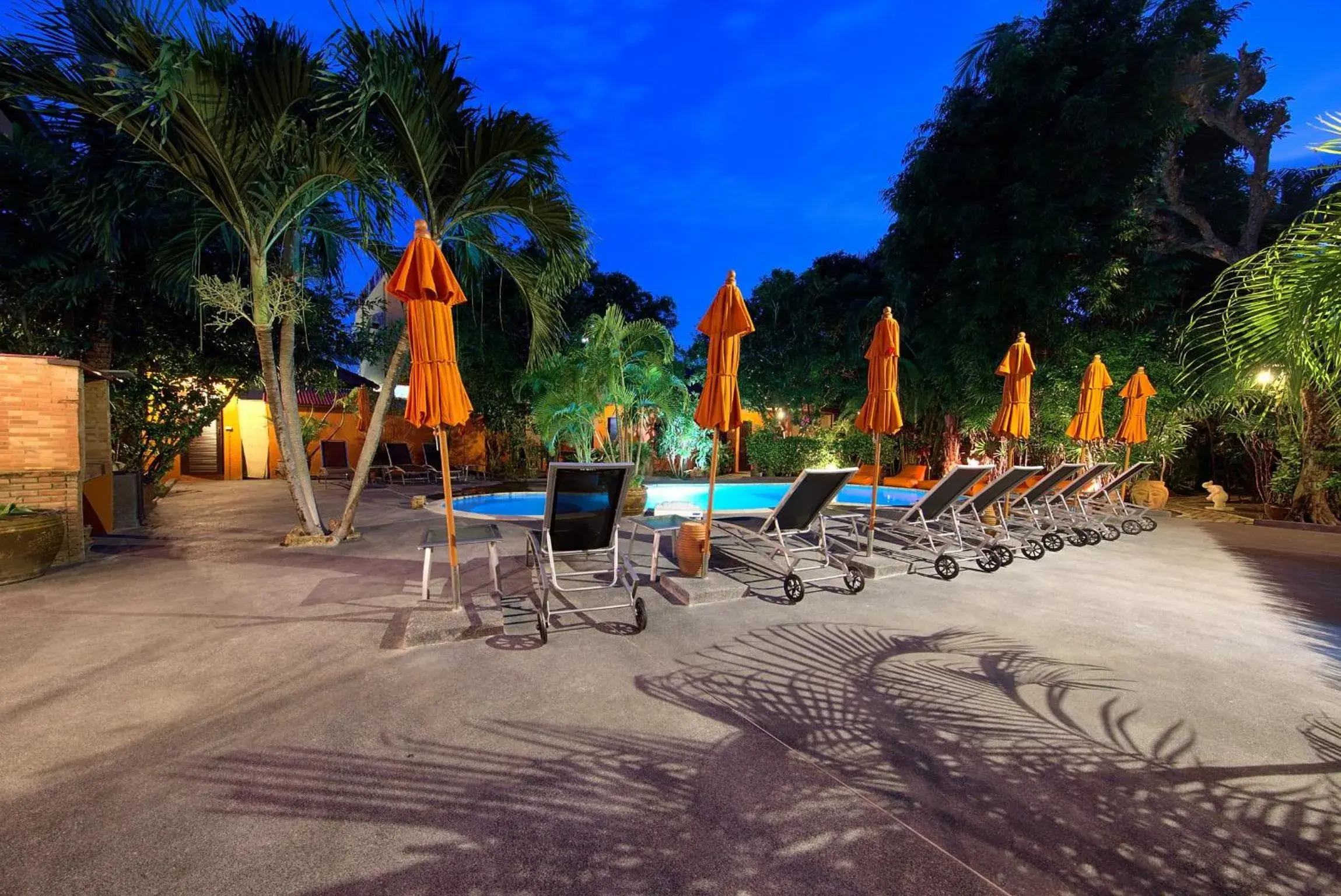 Patio, Swimming Pool in Eden Bungalows Fisherman's village