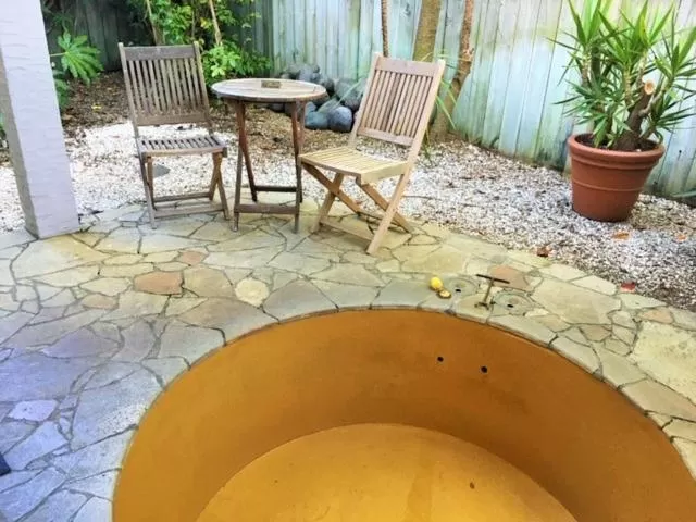 Patio in Baycrest Thermal Lodge