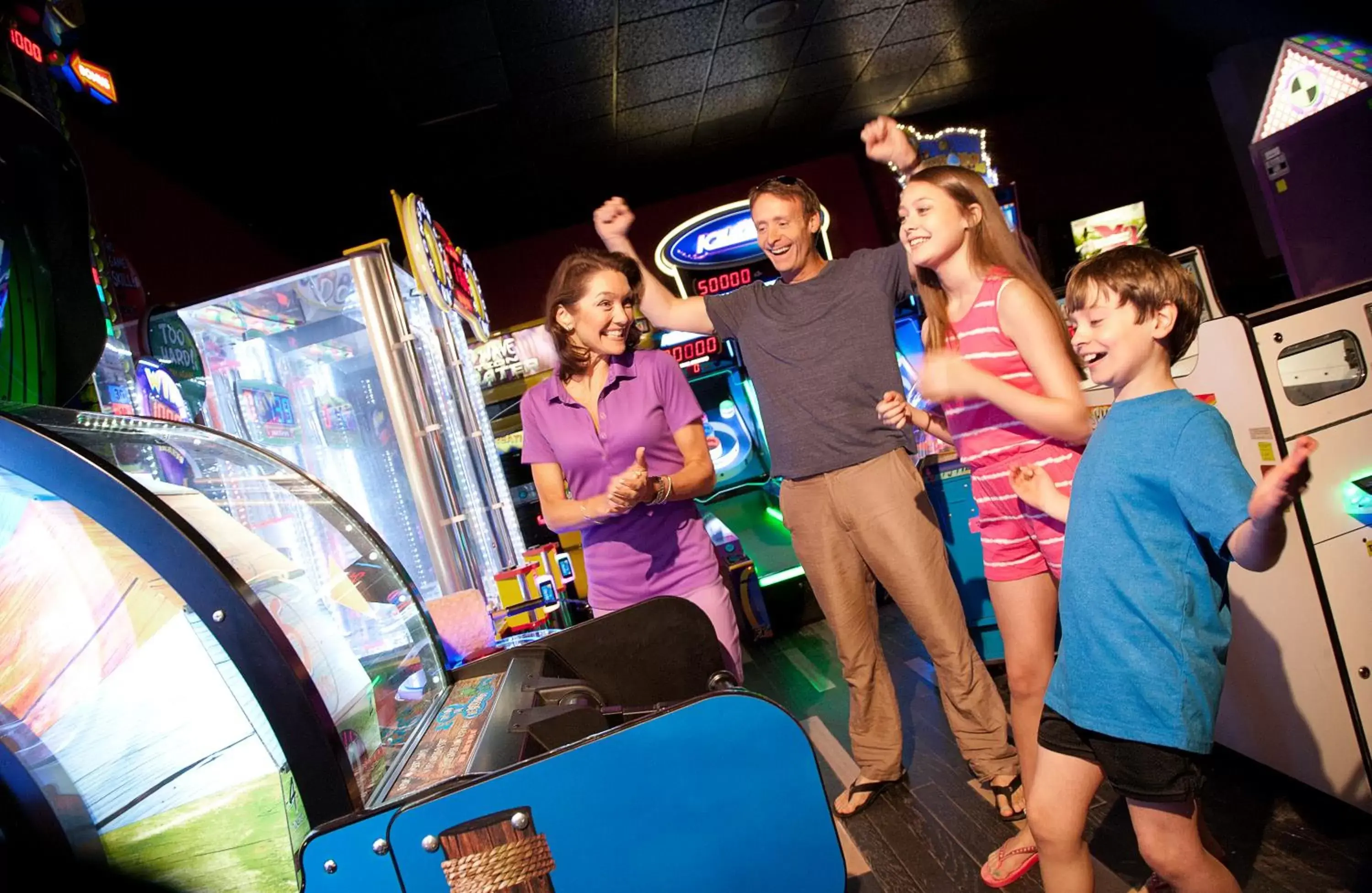 Game Room in Ocean Escape Condos