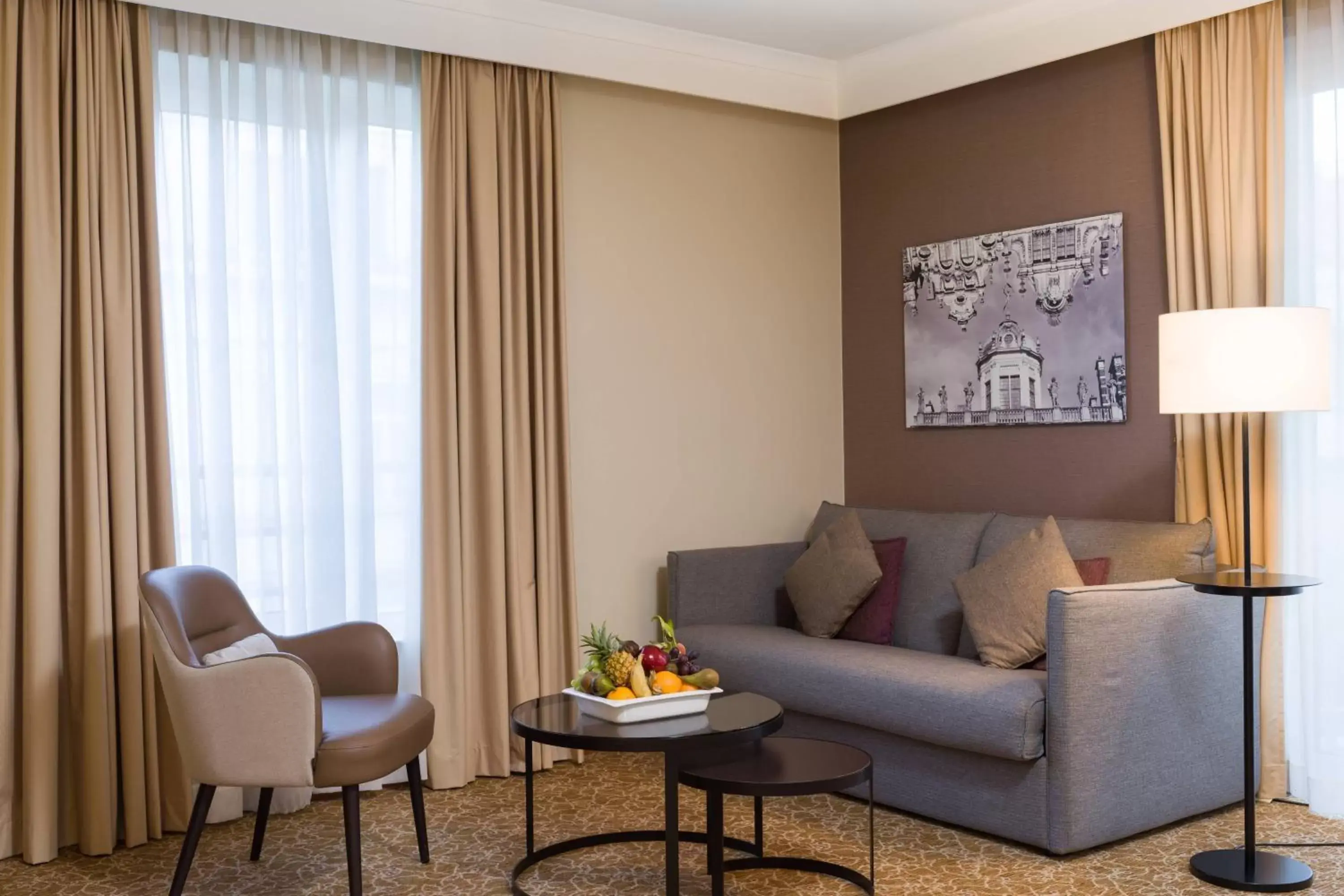 Living room, Seating Area in Marriott Executive Apartments Brussels