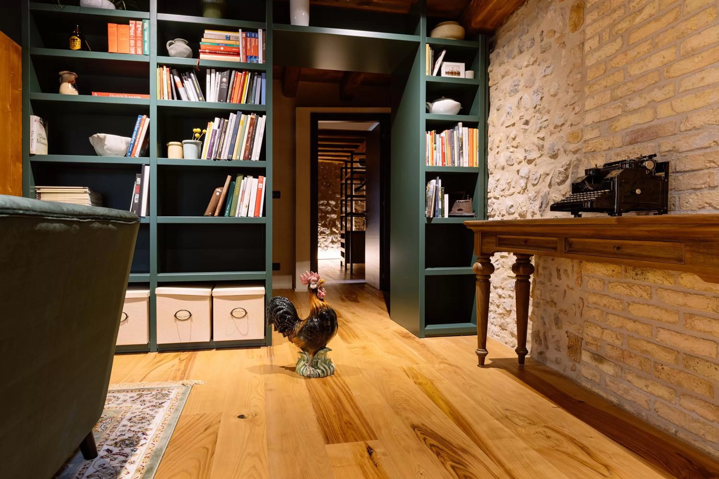 Lobby or reception in B&B Casa del Vicario