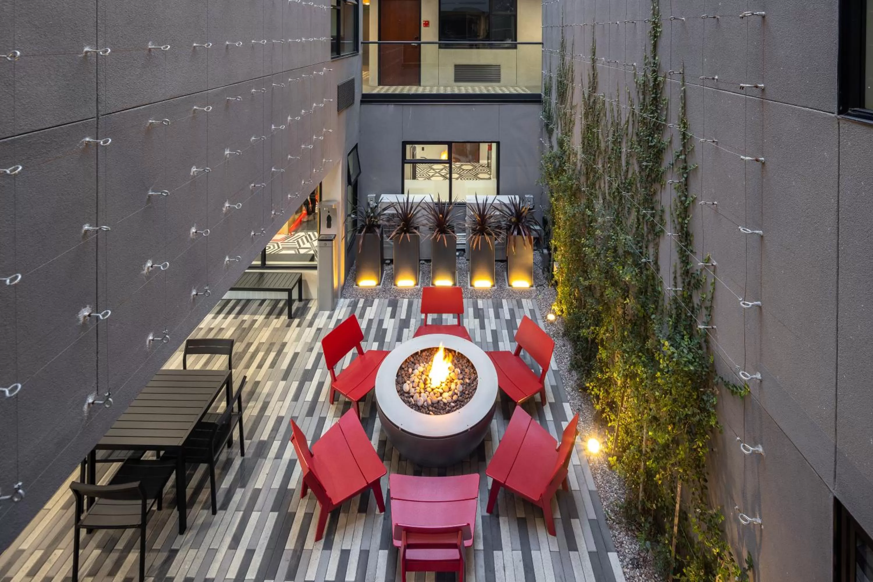 Patio in Infinity Hotel San Francisco, Tapestry Collection by Hilton