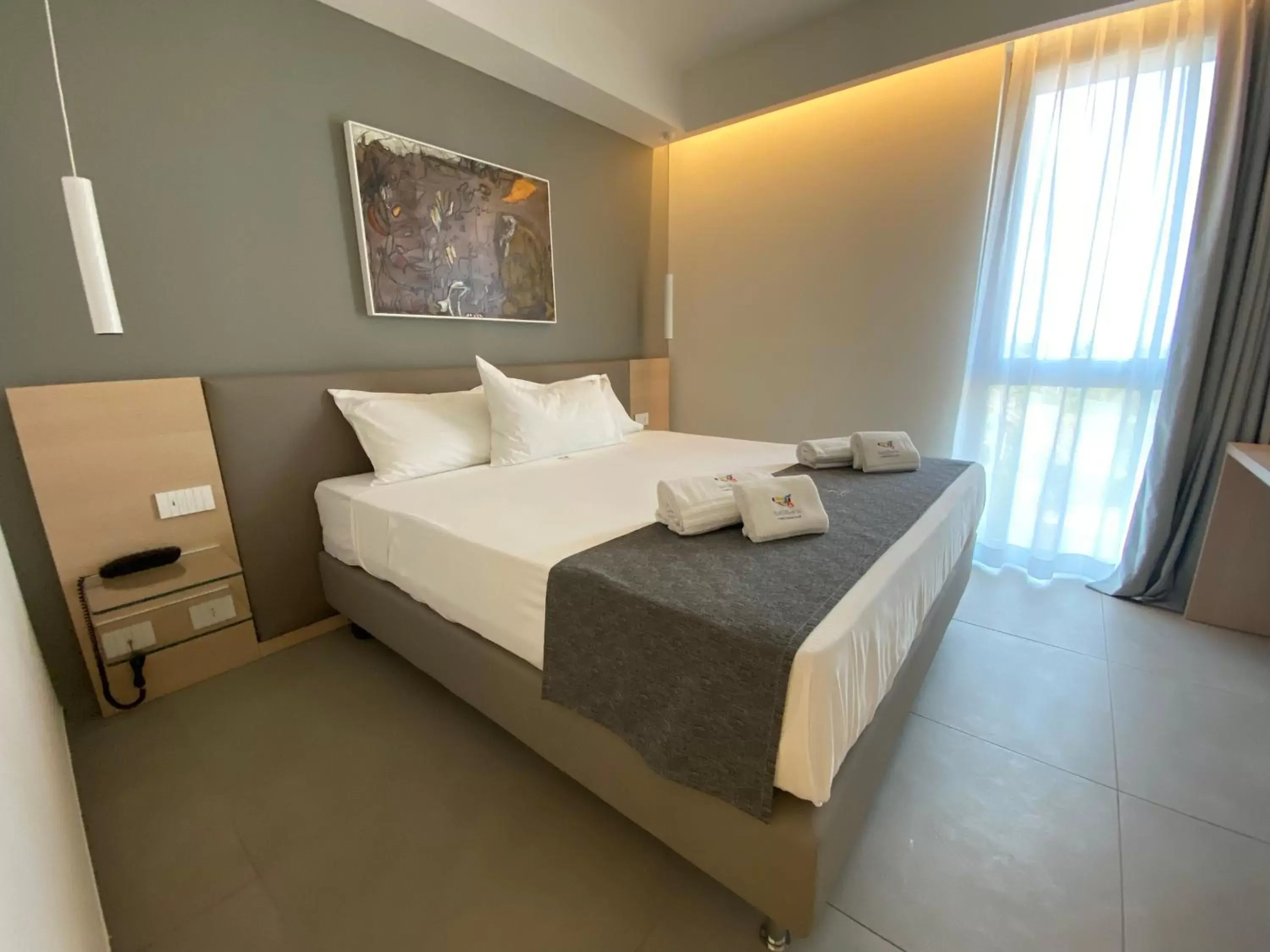 Bed in Sicilia's Art Hotel & Spa