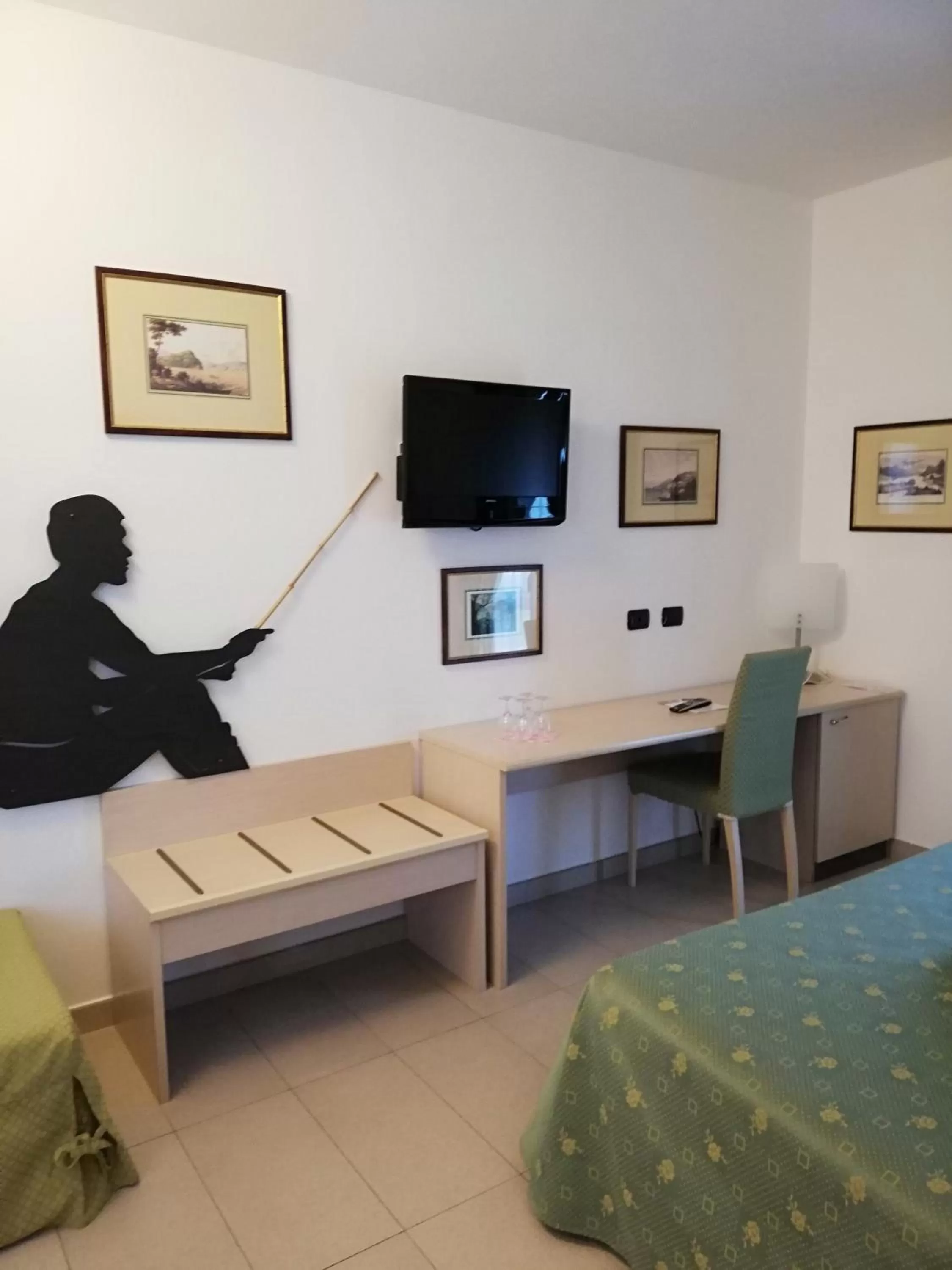 Decorative detail in Hotel Fioroni