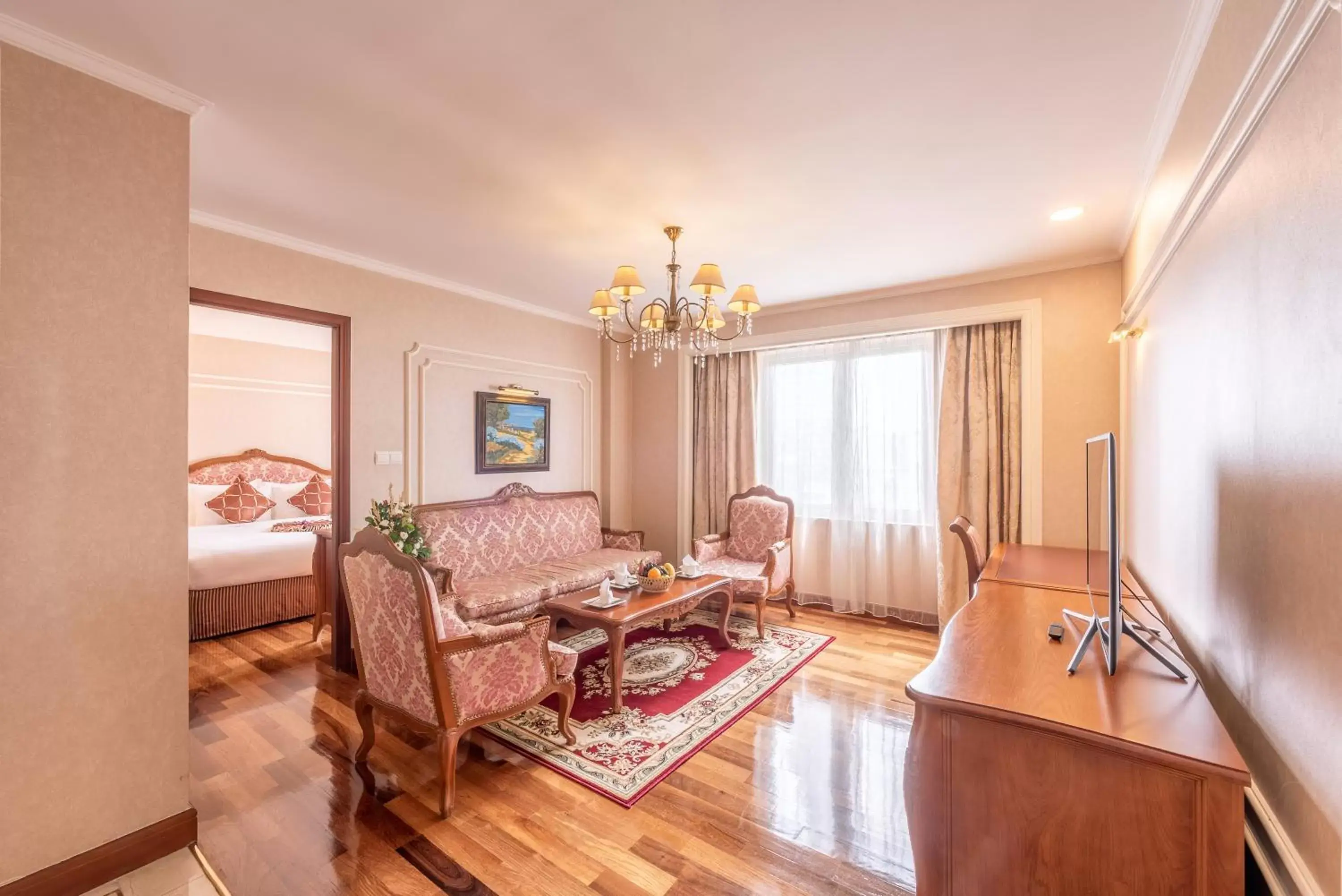 Living room, Seating Area in Hotel Grand Saigon