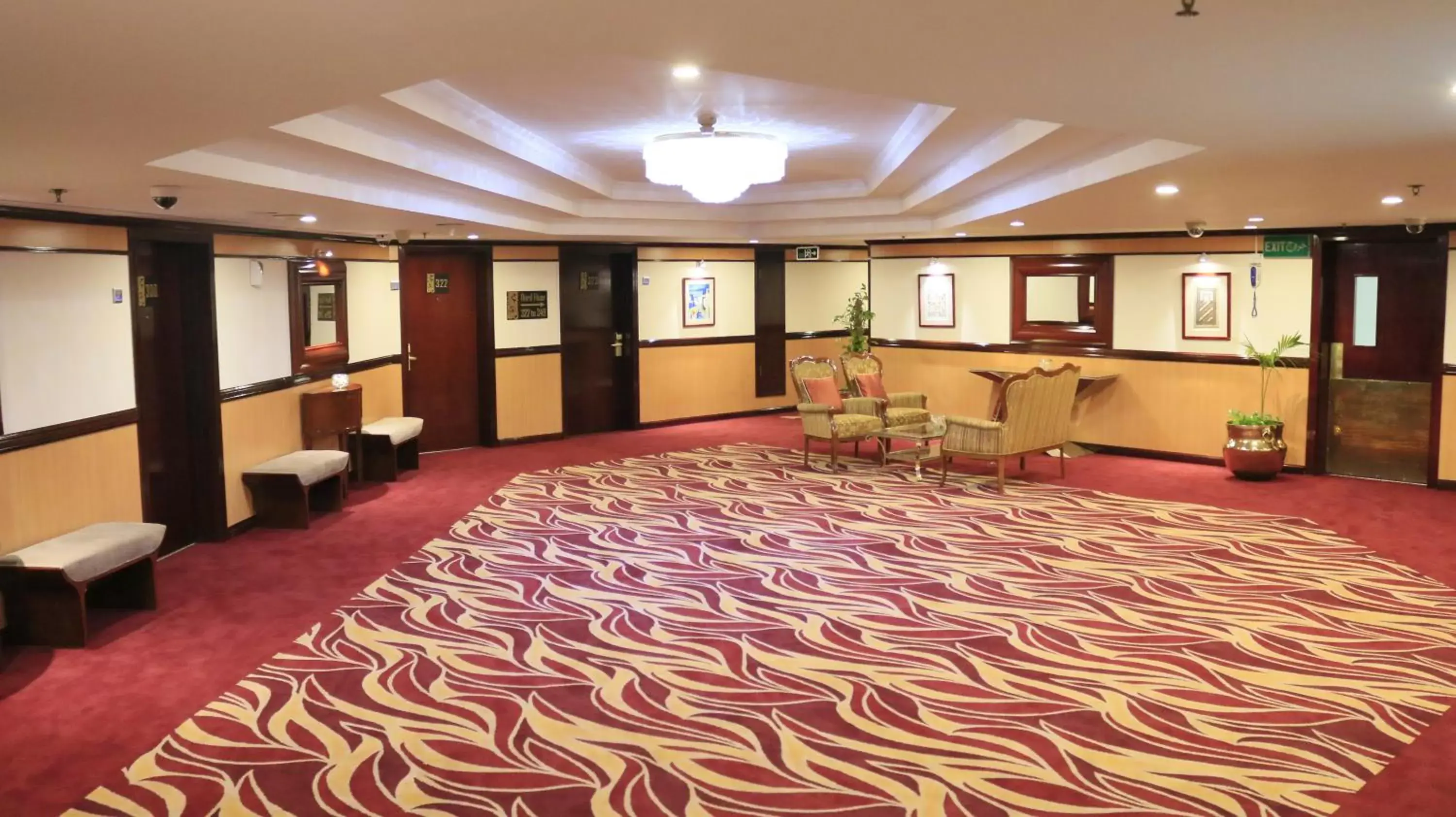 Seating area in Dubai Grand Hotel by Fortune, Dubai Airport