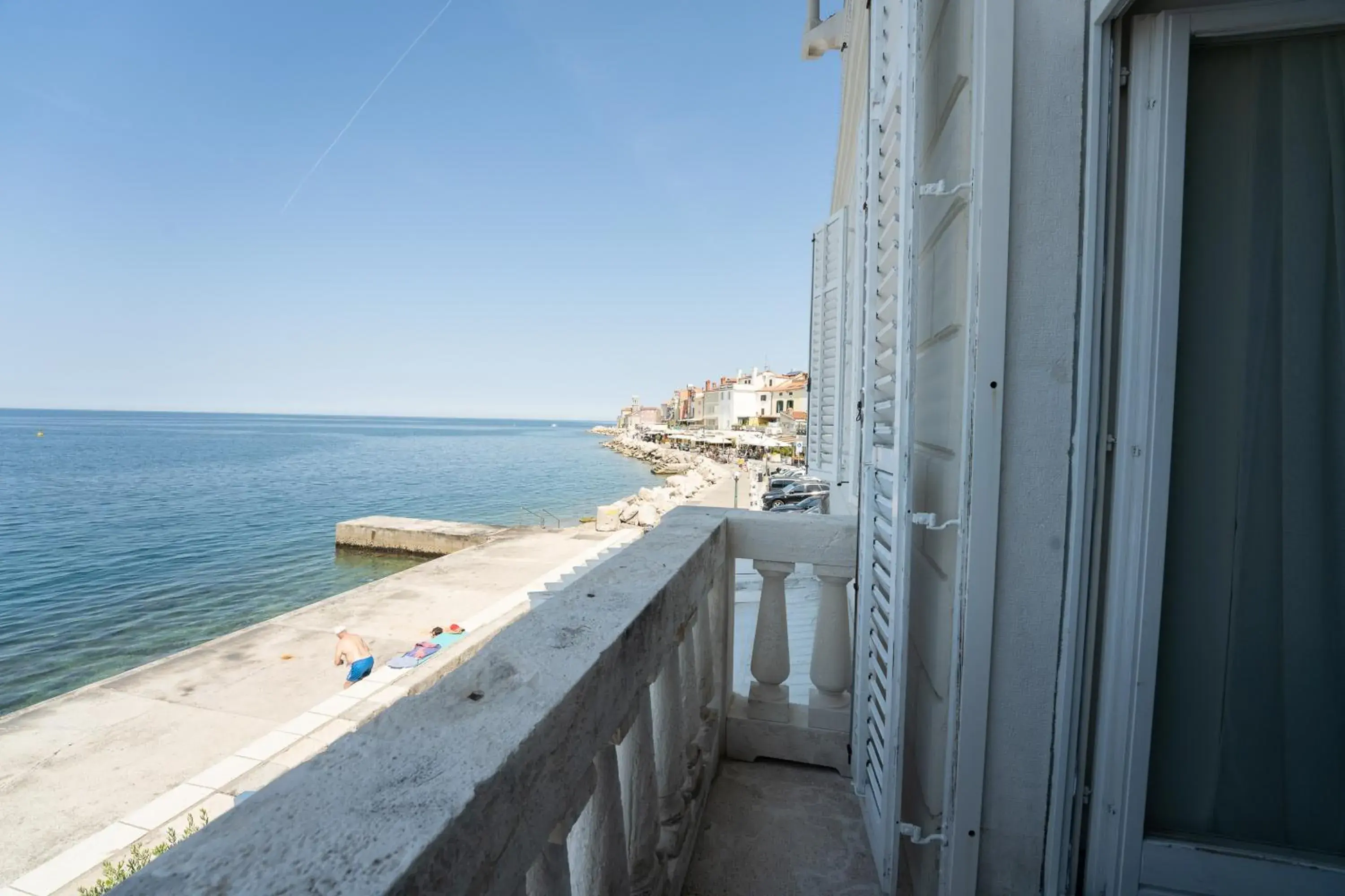 View (from property/room), Sea View in Hotel Piran