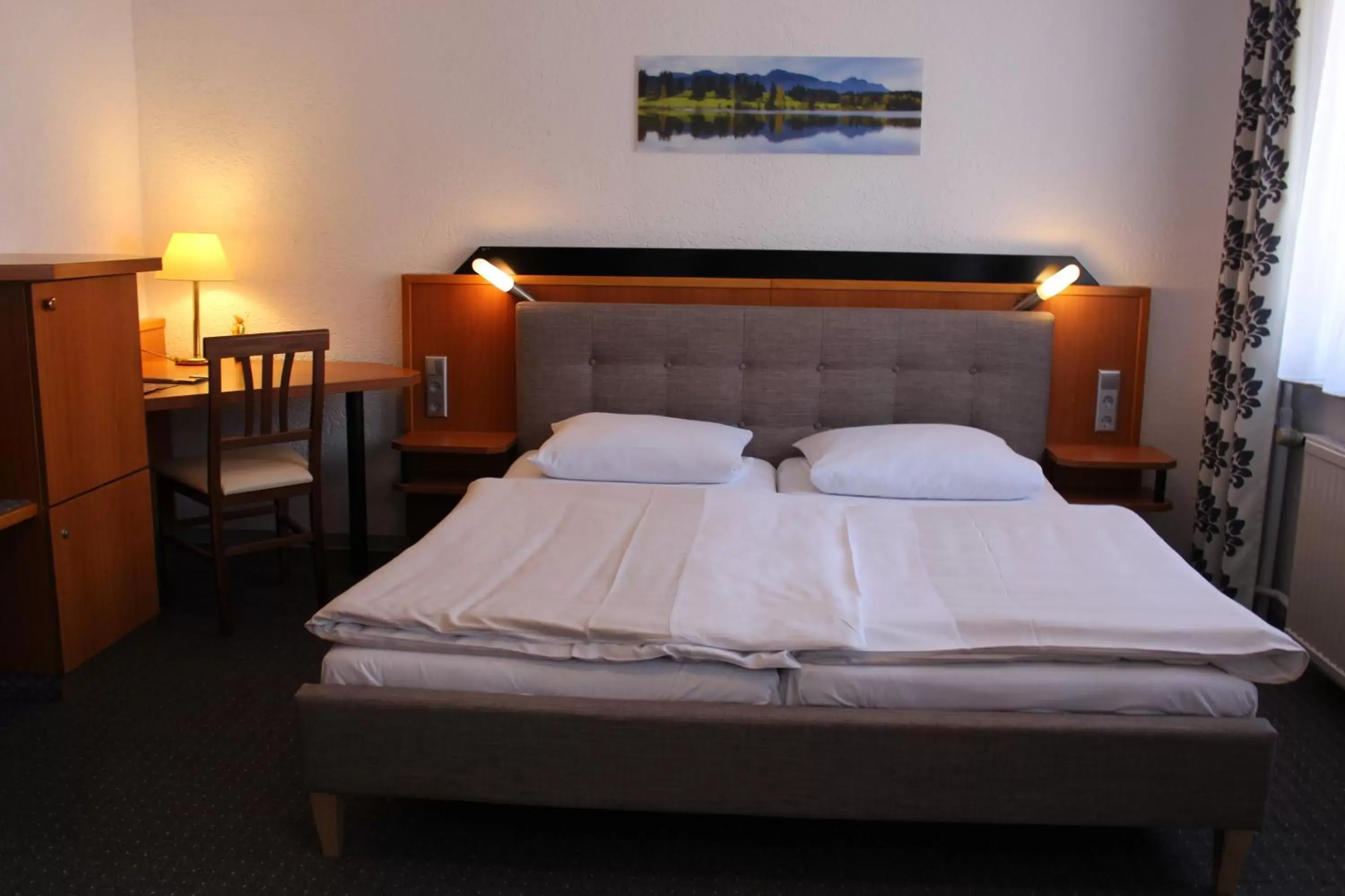 Bedroom, Bed in Genussgasthof Fuldaquelle & Berghof Wasserkuppe