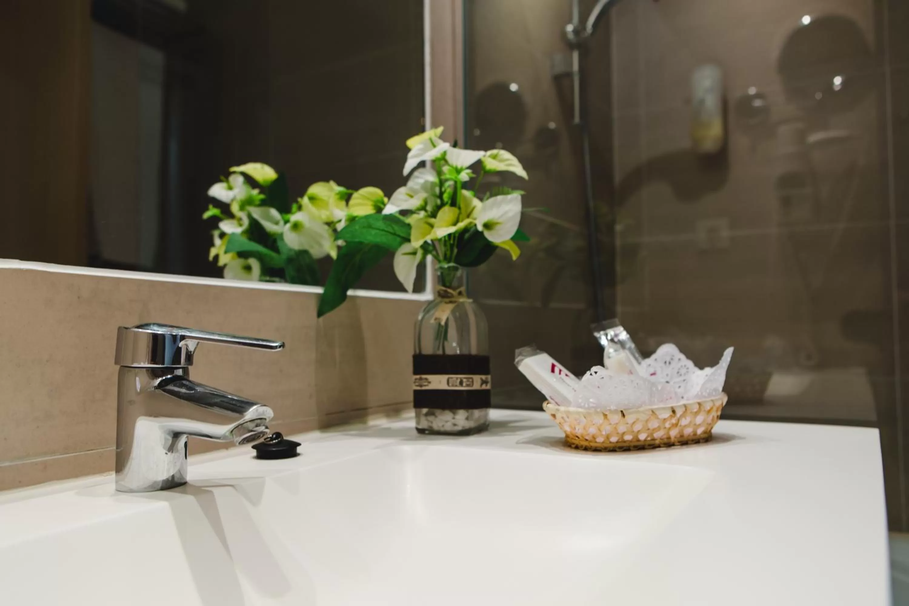 Bathroom in Hotel Mas Camarena