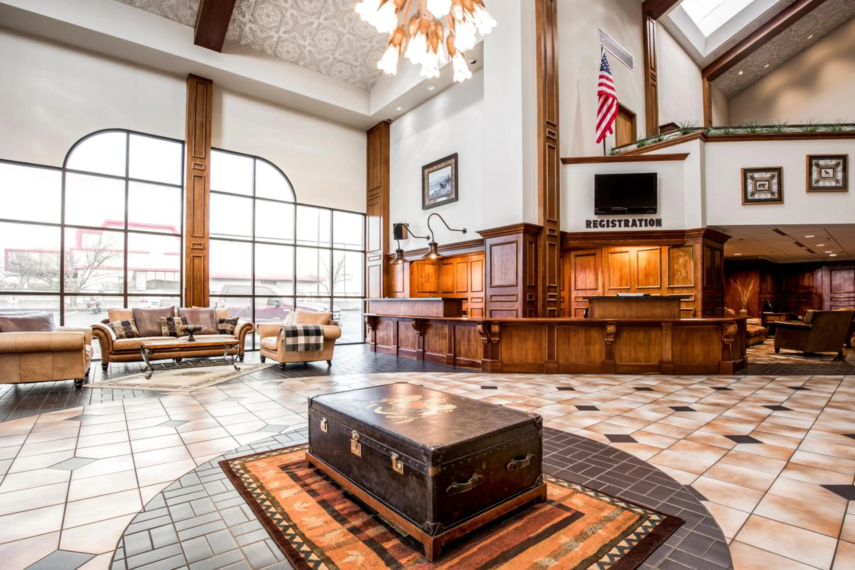 Lobby or reception in Lodge of the Ozarks