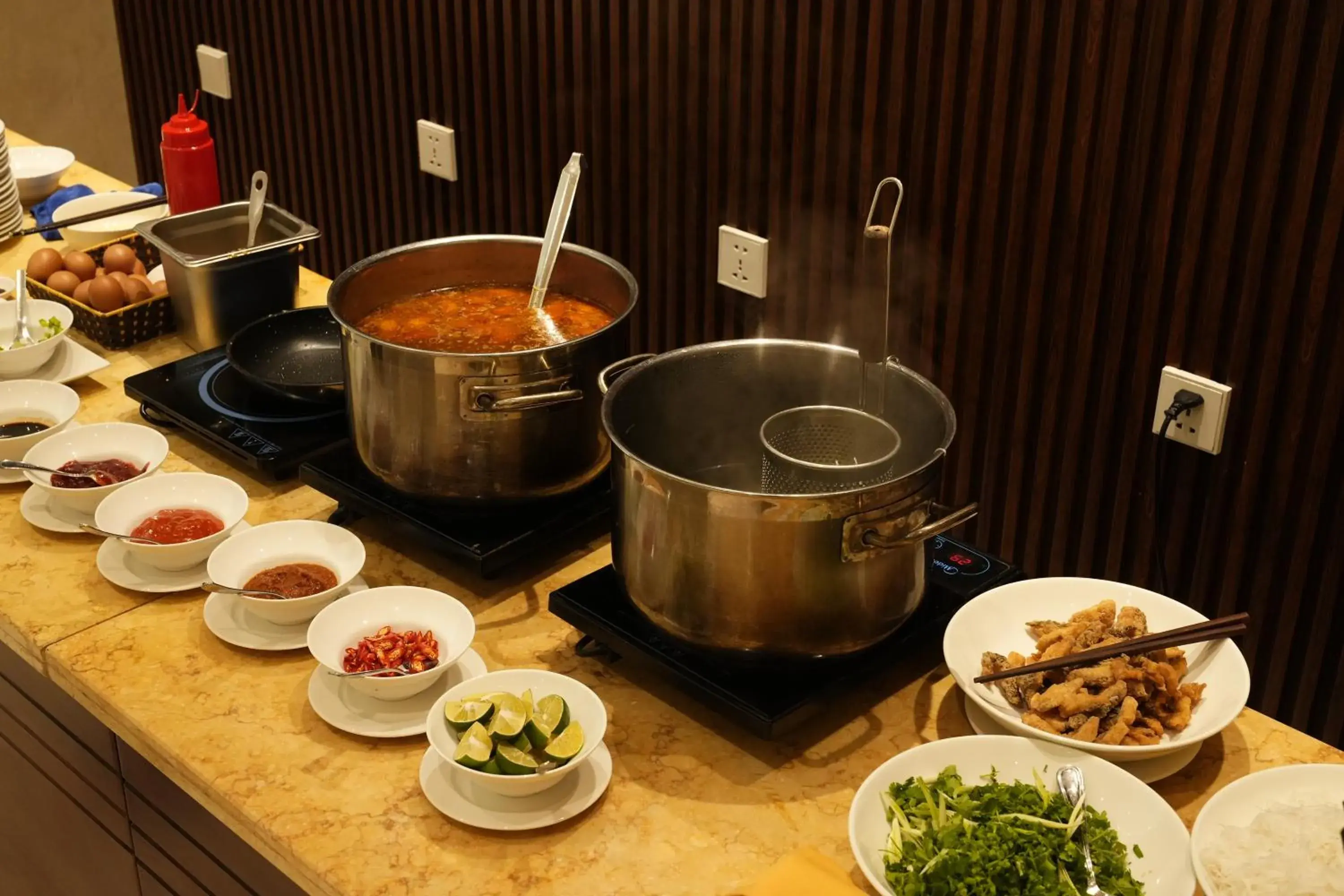 Buffet breakfast in Grand Cititel Hanoi Hotel