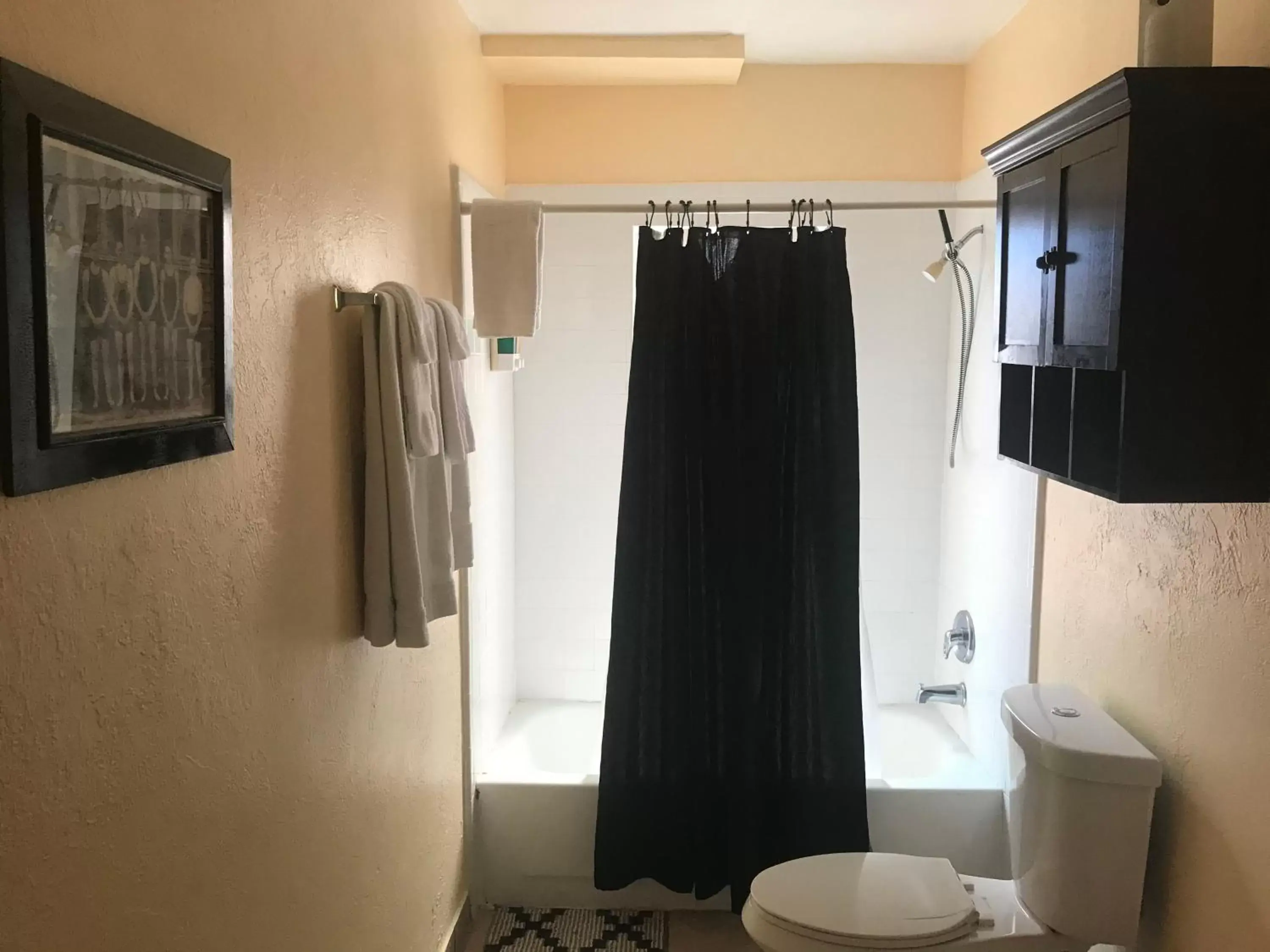 Shower, TV/Entertainment Center in INN LEATHER GUEST HOUSE-GAY MALE ONLY