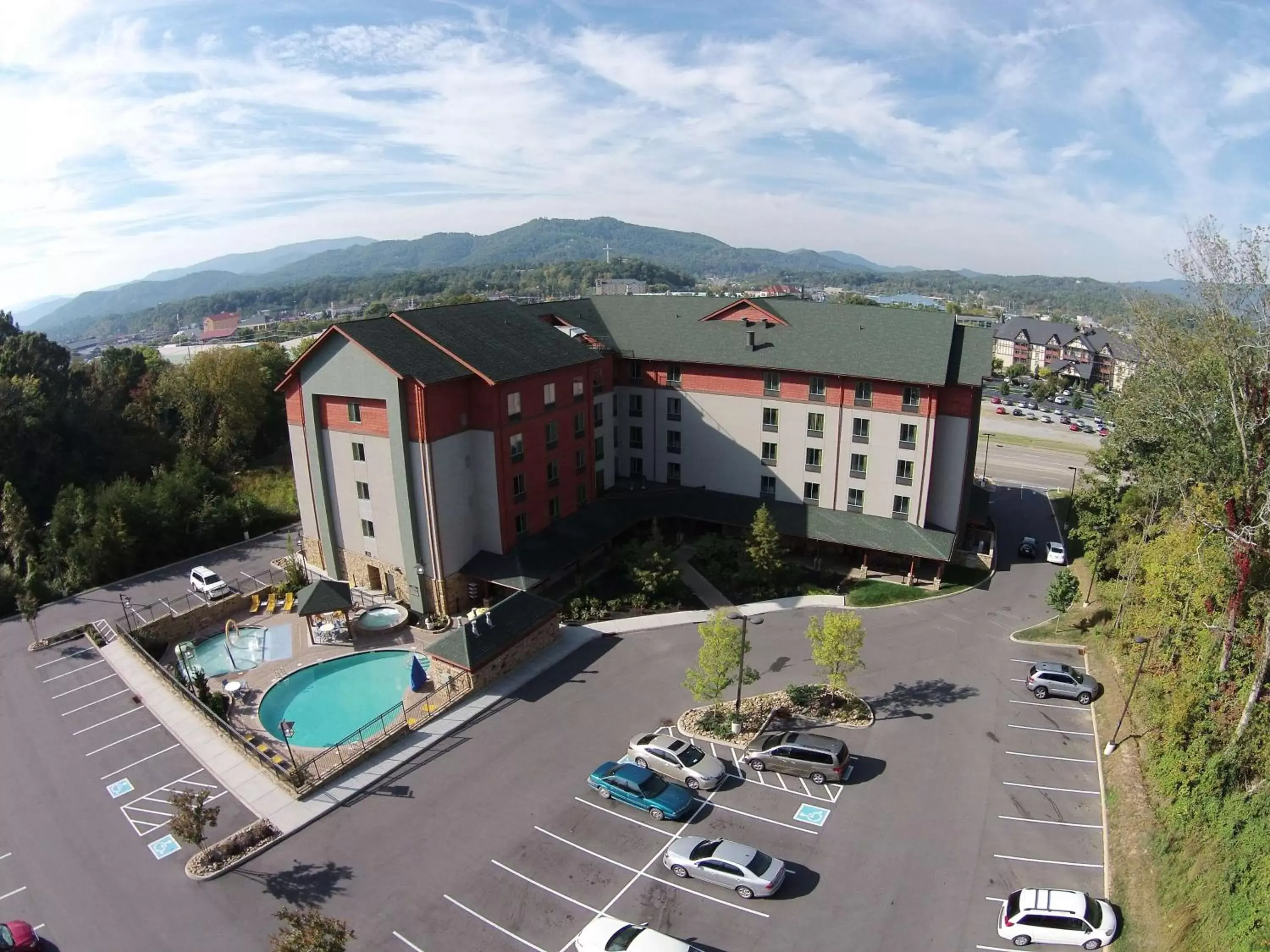 Property building, Bird's-eye View in Hampton Inn Pigeon Forge