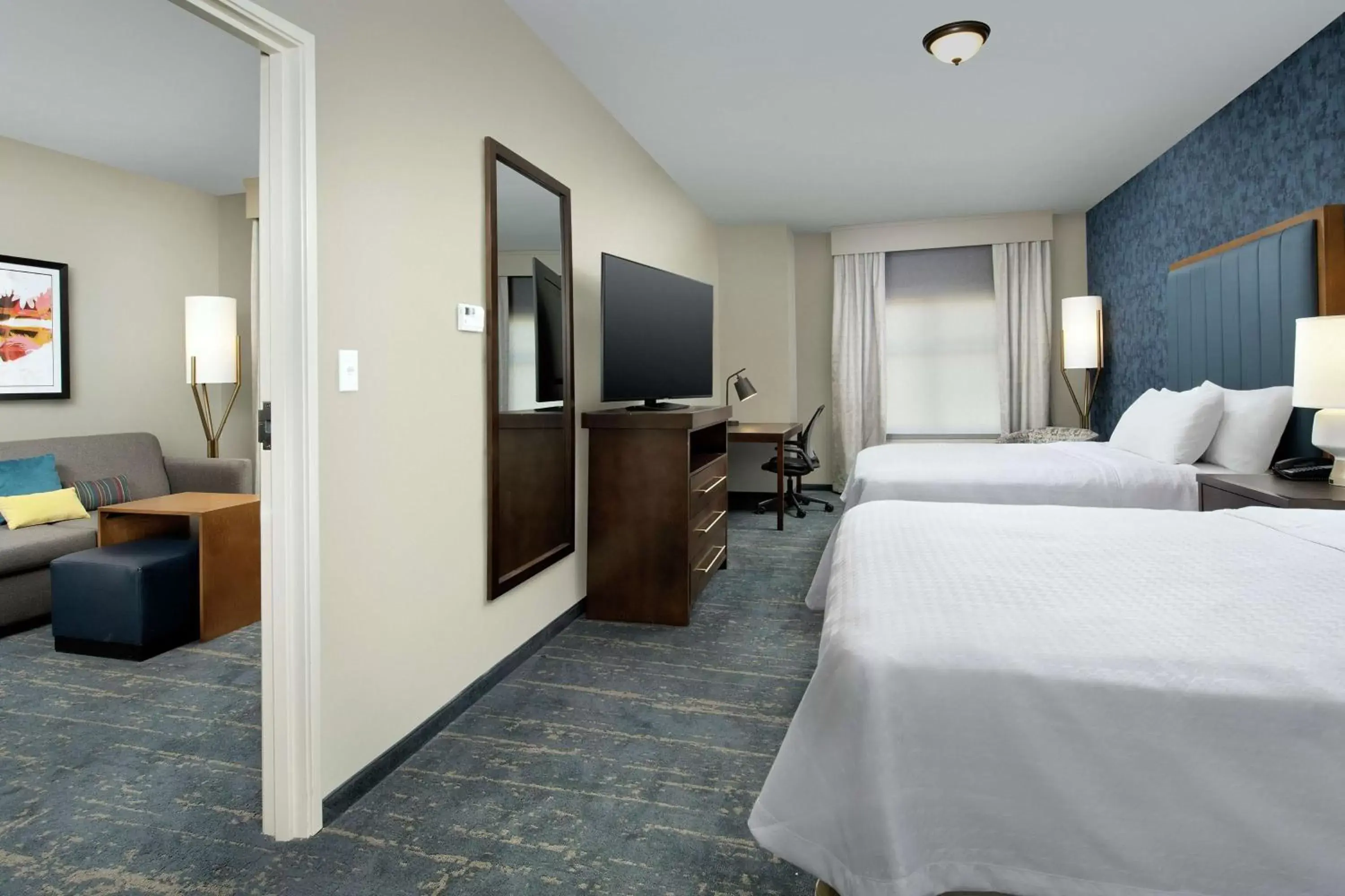 Bedroom, Bed in Homewood Suites By Hilton Denver Airport Tower Road Bedroom, Bed in Homewood Suites By Hilton Denver Airport Tower Road