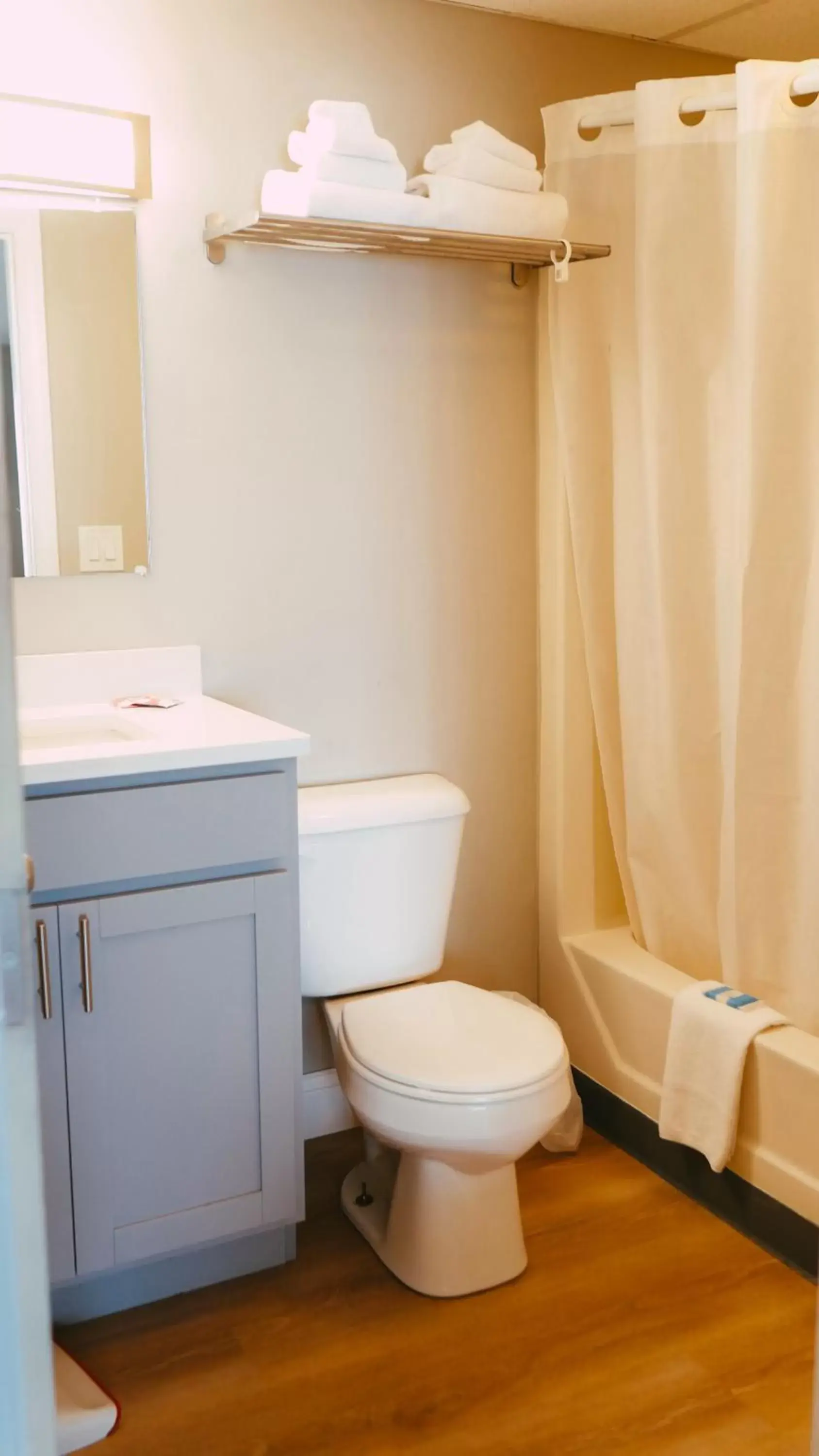 Bathroom in The Atlantic Motel