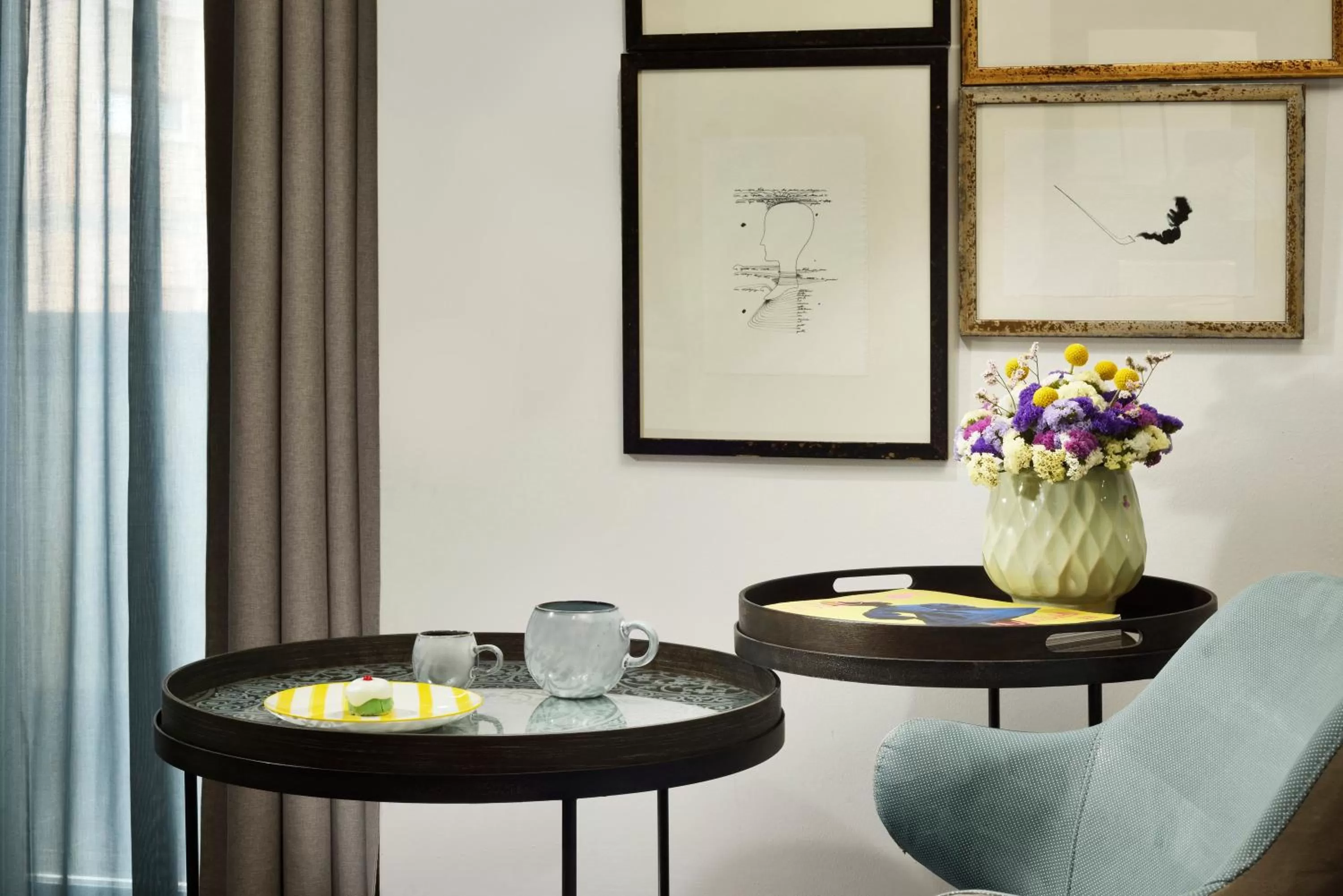 Seating area in Hotel Pulitzer