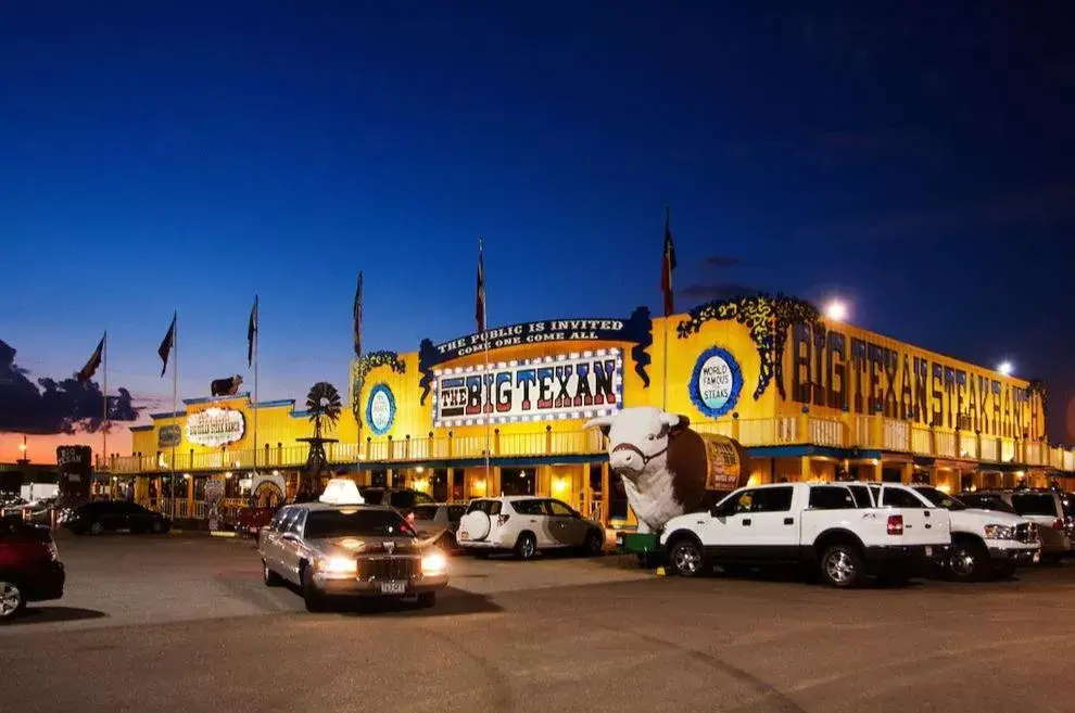 Restaurant/places to eat, Property Building in The Big Texan Motel